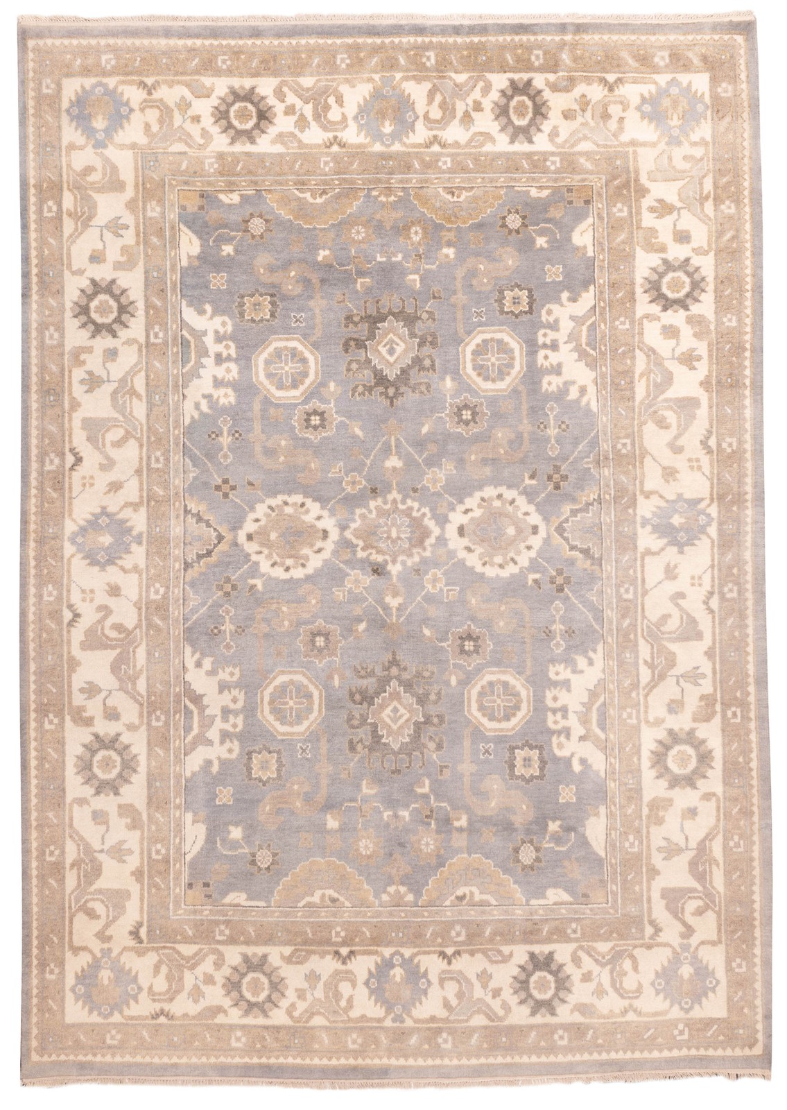 Hand Knotted Area Rug 9’1″ x 12’0″ Traditional Oriental Wool Carpet