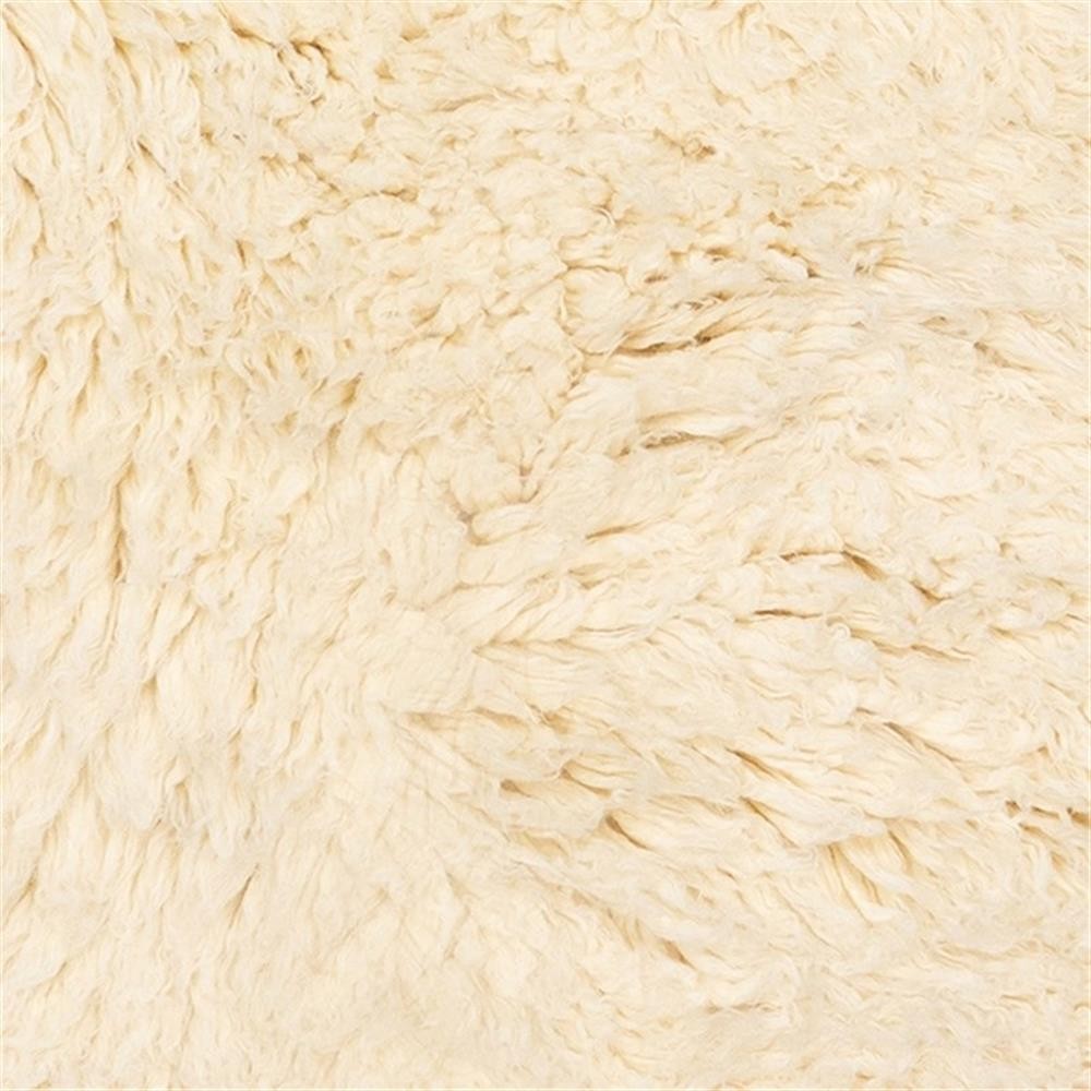 Linon Flokati 5A Shag Wool 36″ x 60″ Rug in Natural