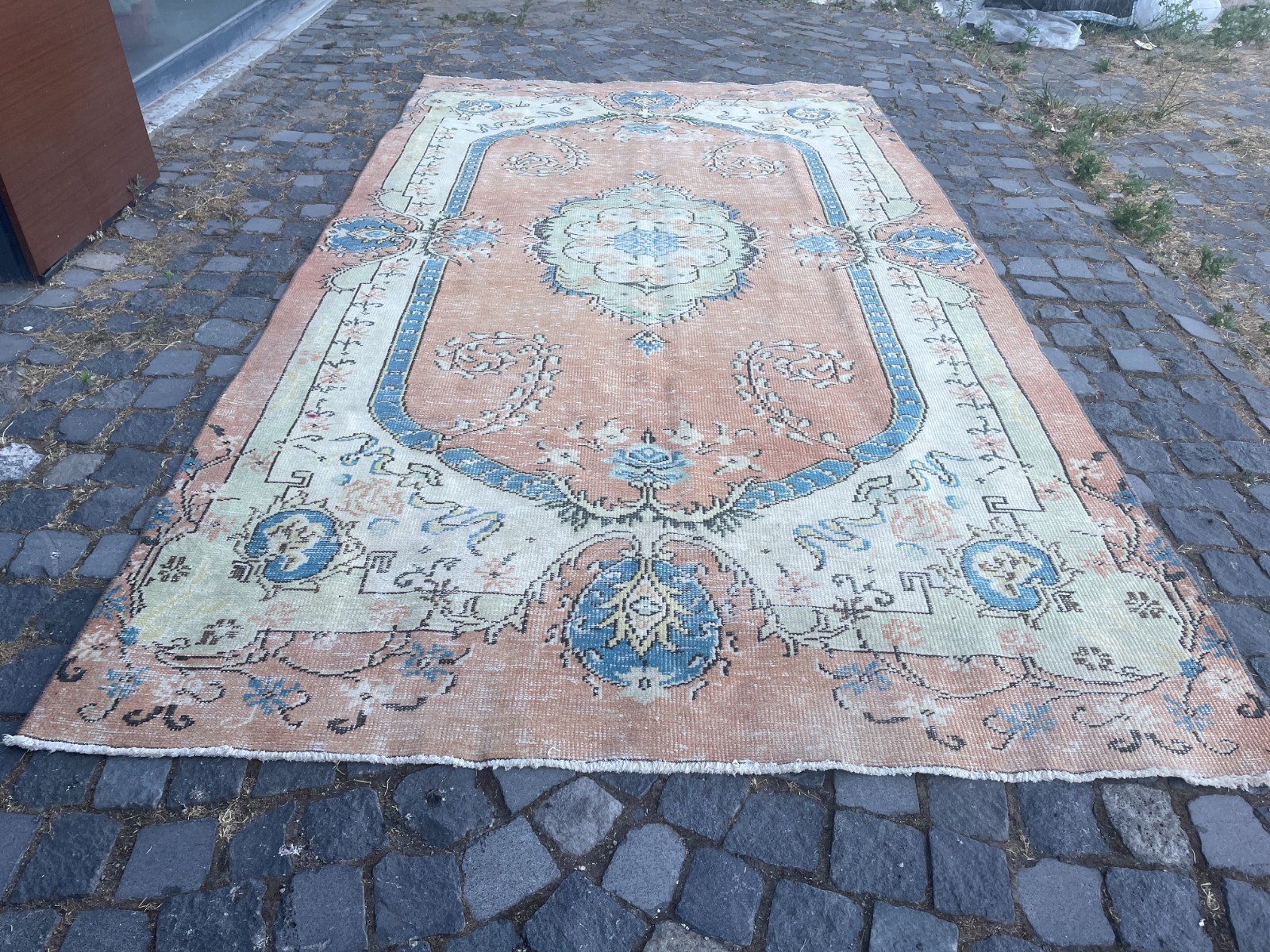 Turkish Vintage Rug, Handmade Wool Rug, Bohemian Large Rug, Home 5,7 x 10, ft
