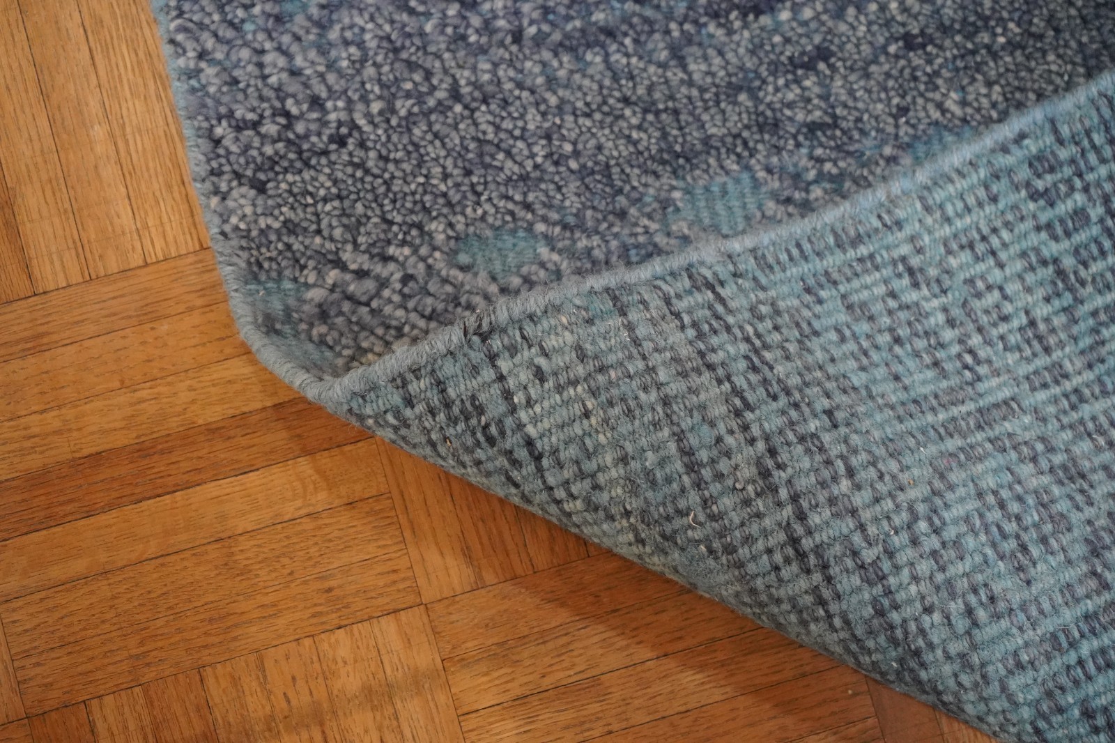 Large Wool Area Rug 10′ x 13’10” Moroccan Style | Modern #60959