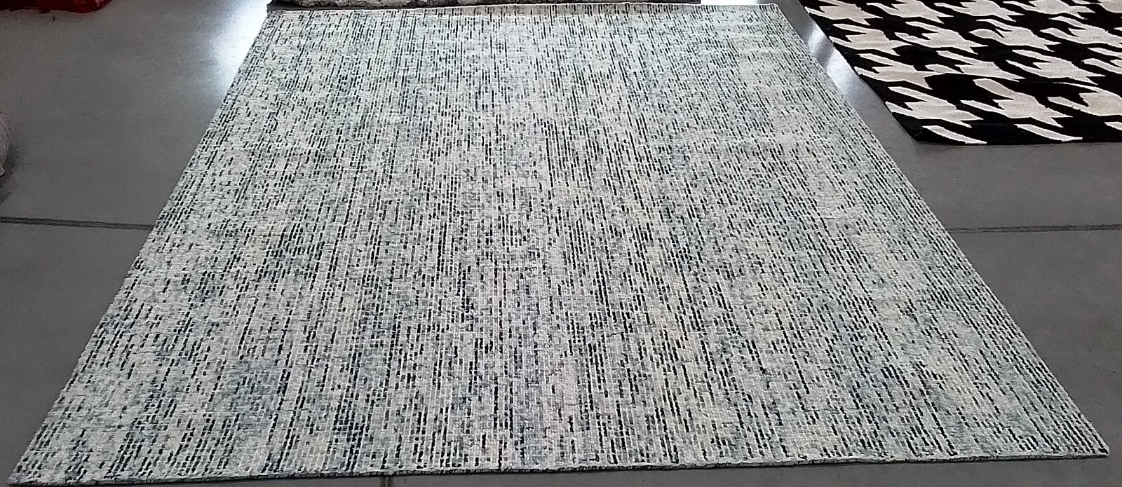 BLUE / CHARCOAL 8′-0″ x 10′-0″ Back Stain Rug Reduced Price 1172763265 ABT468B-8