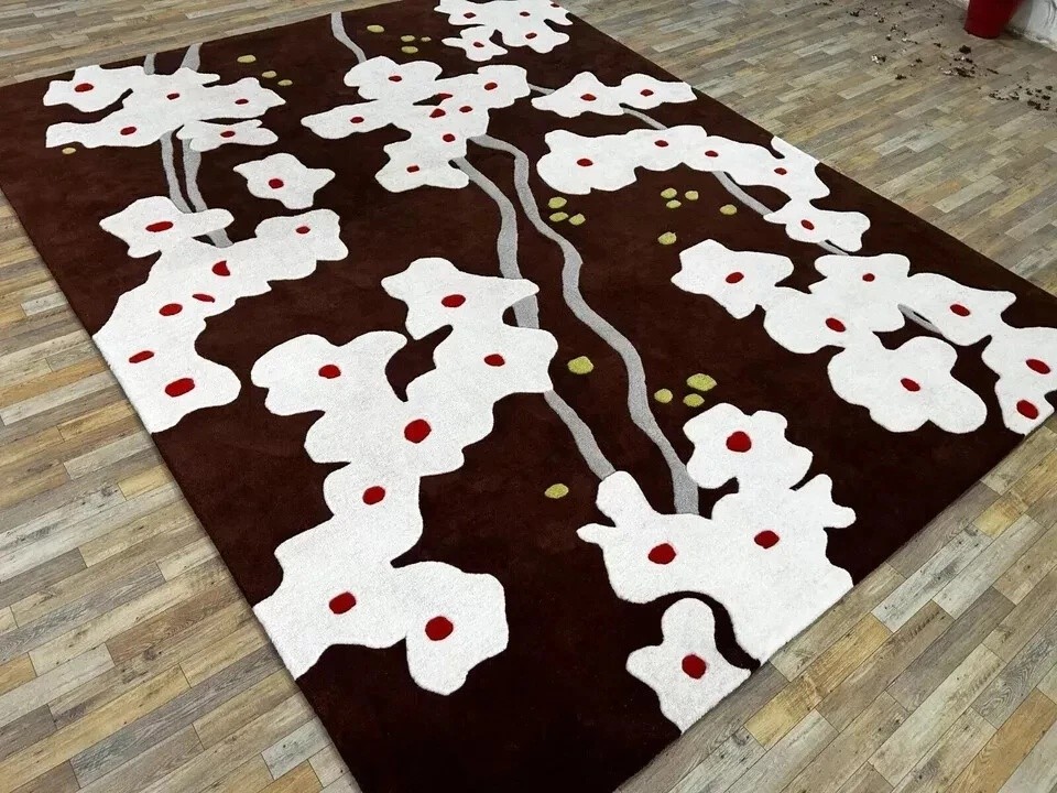 Hand Tufted Modern Wool Rug For Living Room Bedroom Handmade carpet Rug