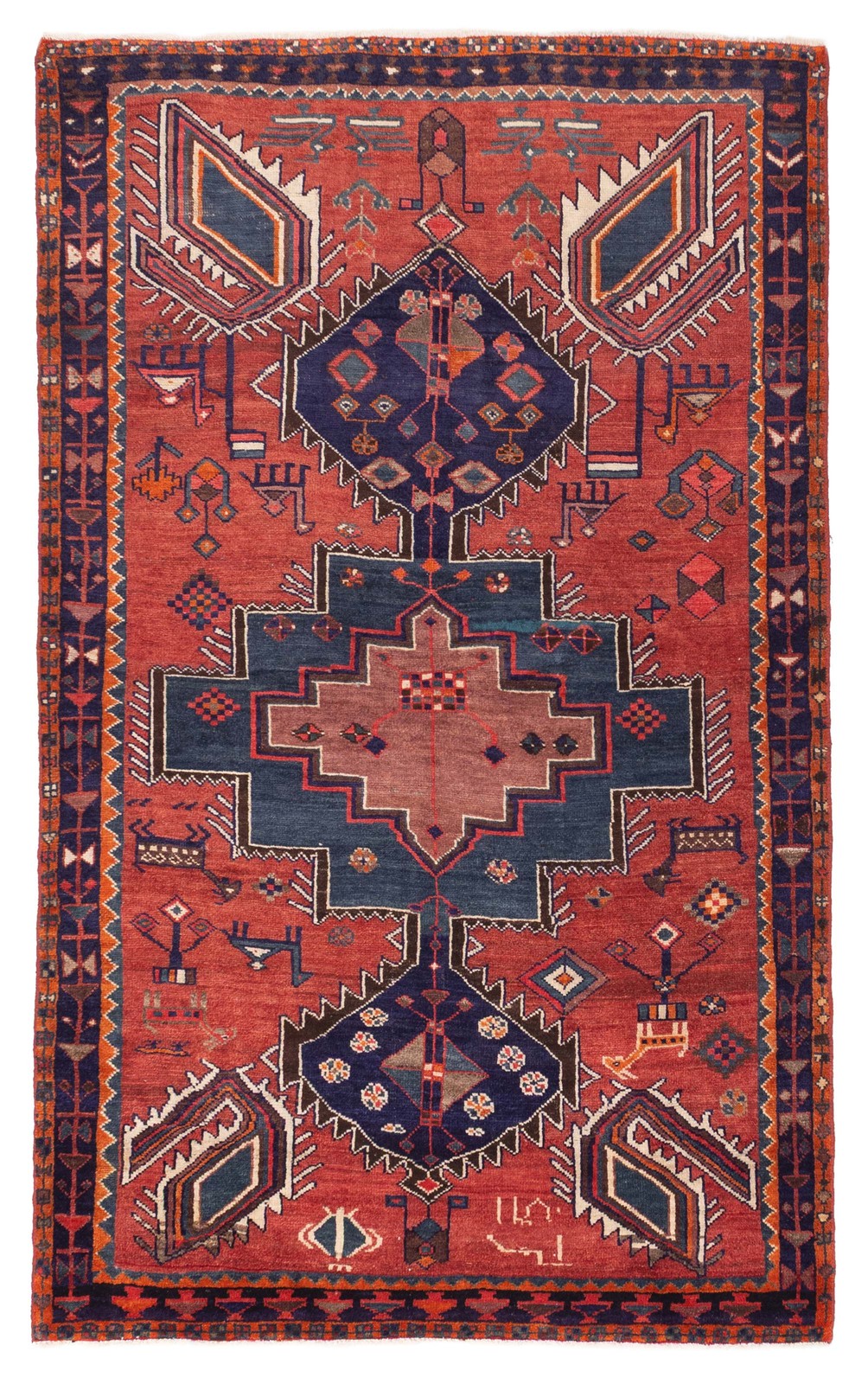 Traditional Vintage Hand-Knotted Area Rug 4’10” x 8’0″ Oriental Wool Carpet