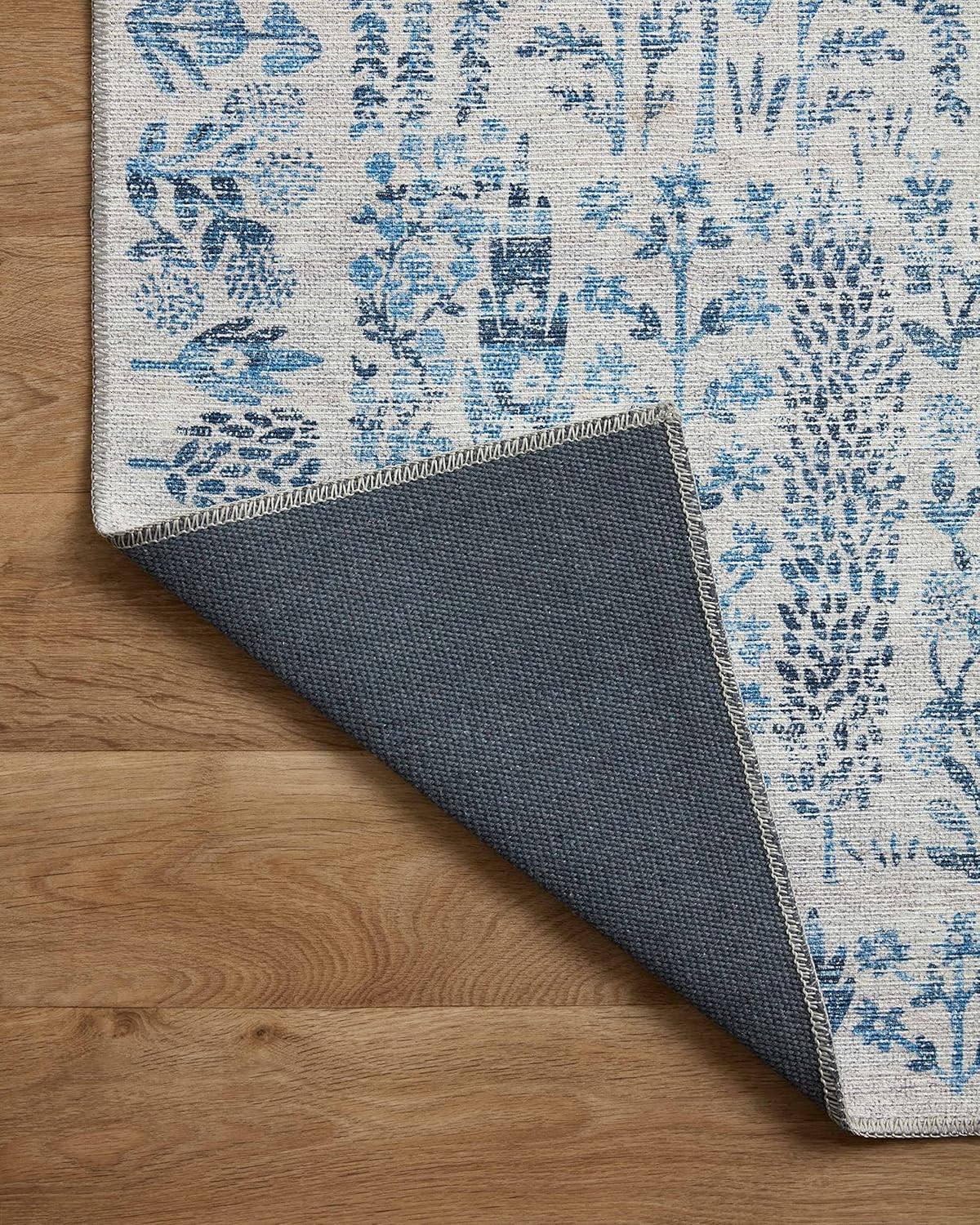 Loloi Rifle Paper Co. Maison Collection MAO-07 Blue 5′-0″ X 7′-6″, .19″ Pile Hei