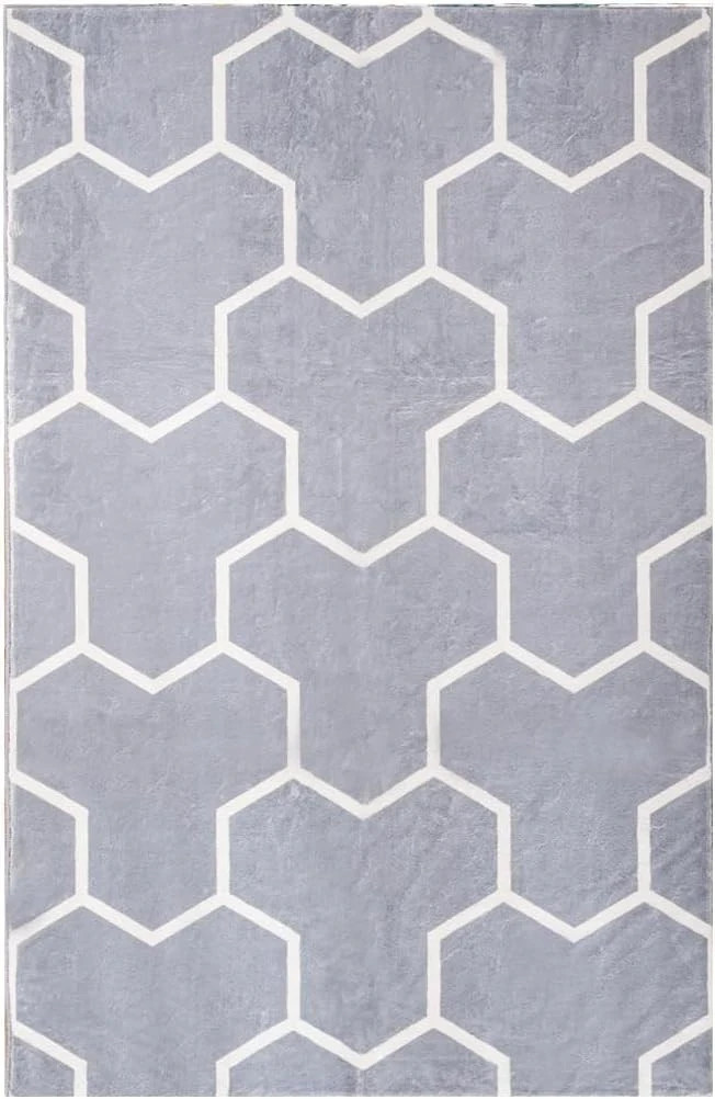 6×9 Feet Sale Large Modern Abstract Area Rugs Blue Carpet Living Room Non