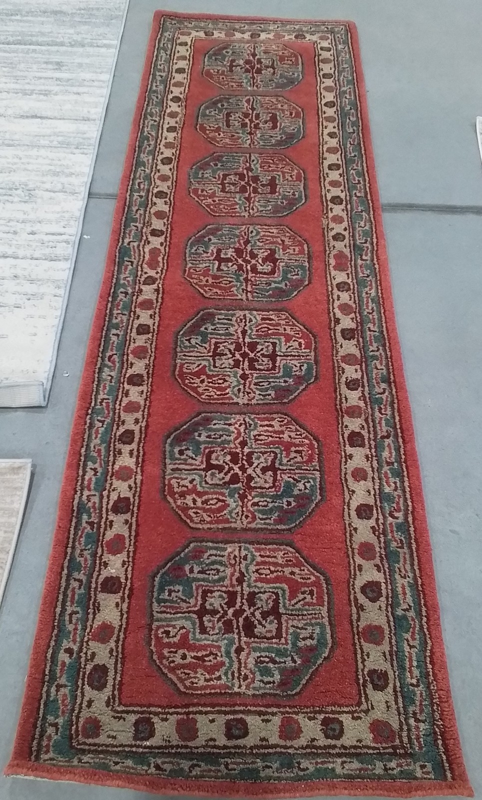 RED 2′-3″ x 8′-0″ Flaw in Rug, Reduced Price 1172803616 HG919Q-28