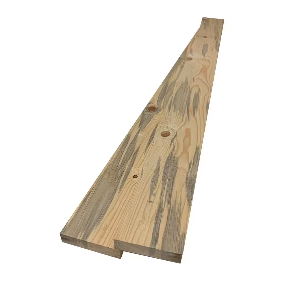 1 In. X 4 In. X 2 Ft. # 3 Common Blue Stain Pine S4S Square Board (5-Pack)