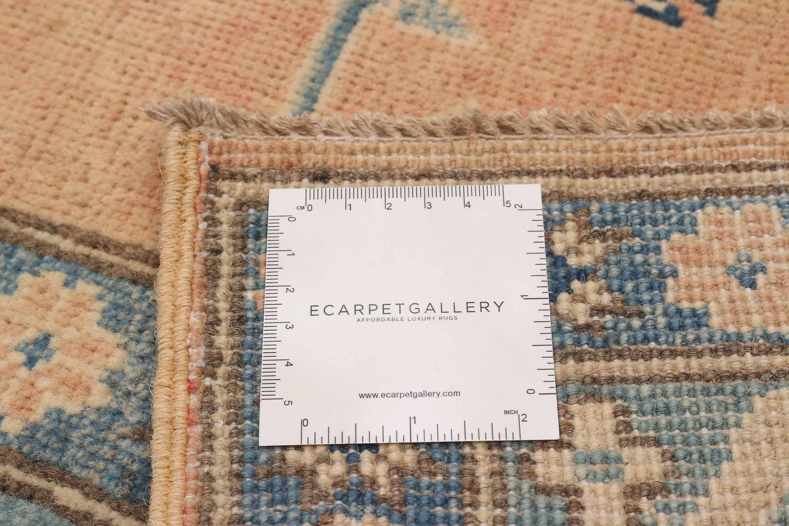 Traditional Hand-Knotted Geometric Area Rug 9’7″ x 14’1″ Oriental Wool Carpet