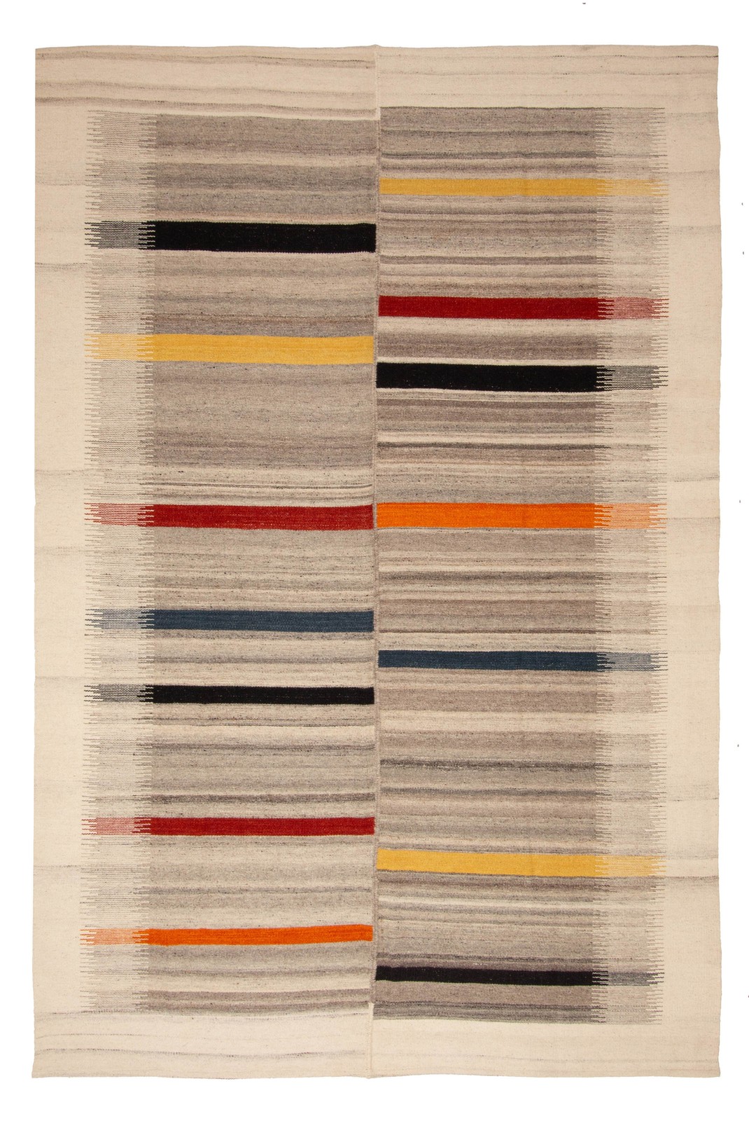Vintage Hand Woven Area Rug 6’0″ x 9’0″ Traditional Wool Oriental Carpet