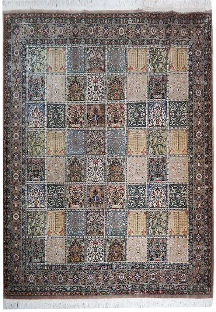 7×8′ Multi Color Pre-Owned Perssiaan Bakhtiari Rug 23289