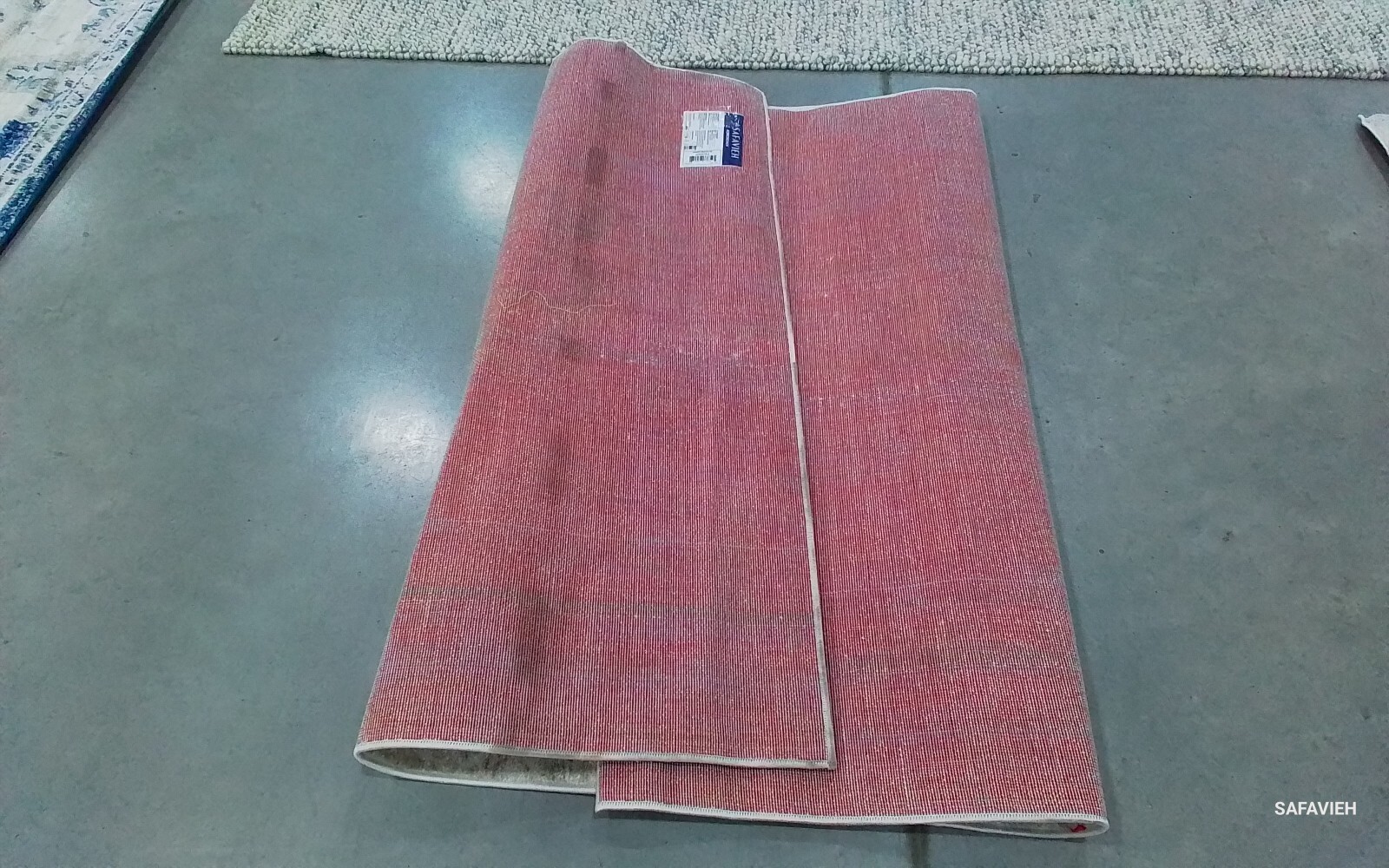 BEIGE / SLATE 5′-1″ x 7′-6″ Back Stain Rug, Reduced Price 1172762459 ADR207B-5