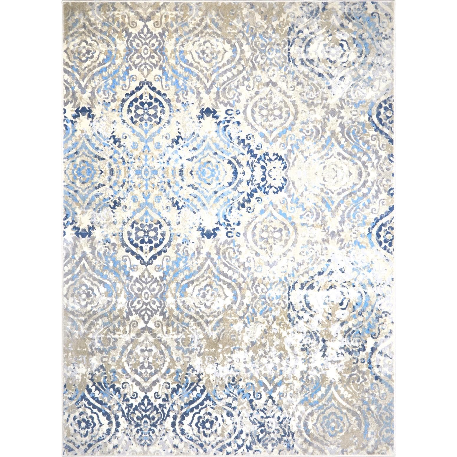 Home Dynamix Melrose Audrey Area Rug 6X9 Ivory/Blue