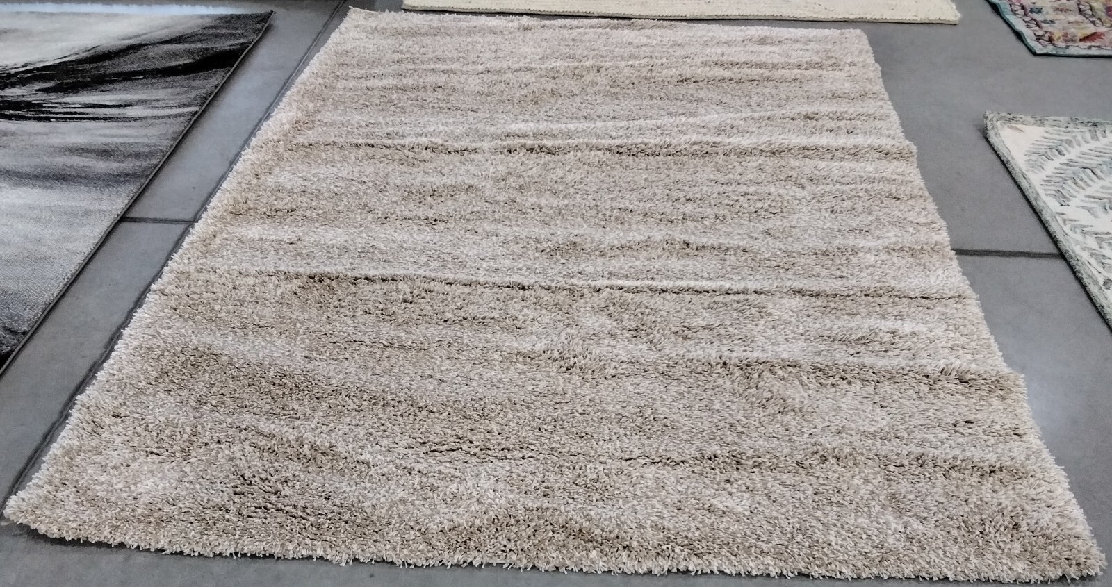 BEIGE 6′-7″ X 9′-6″ Back Stain Rug, Reduced Price 1172744369 SG151-1313-7
