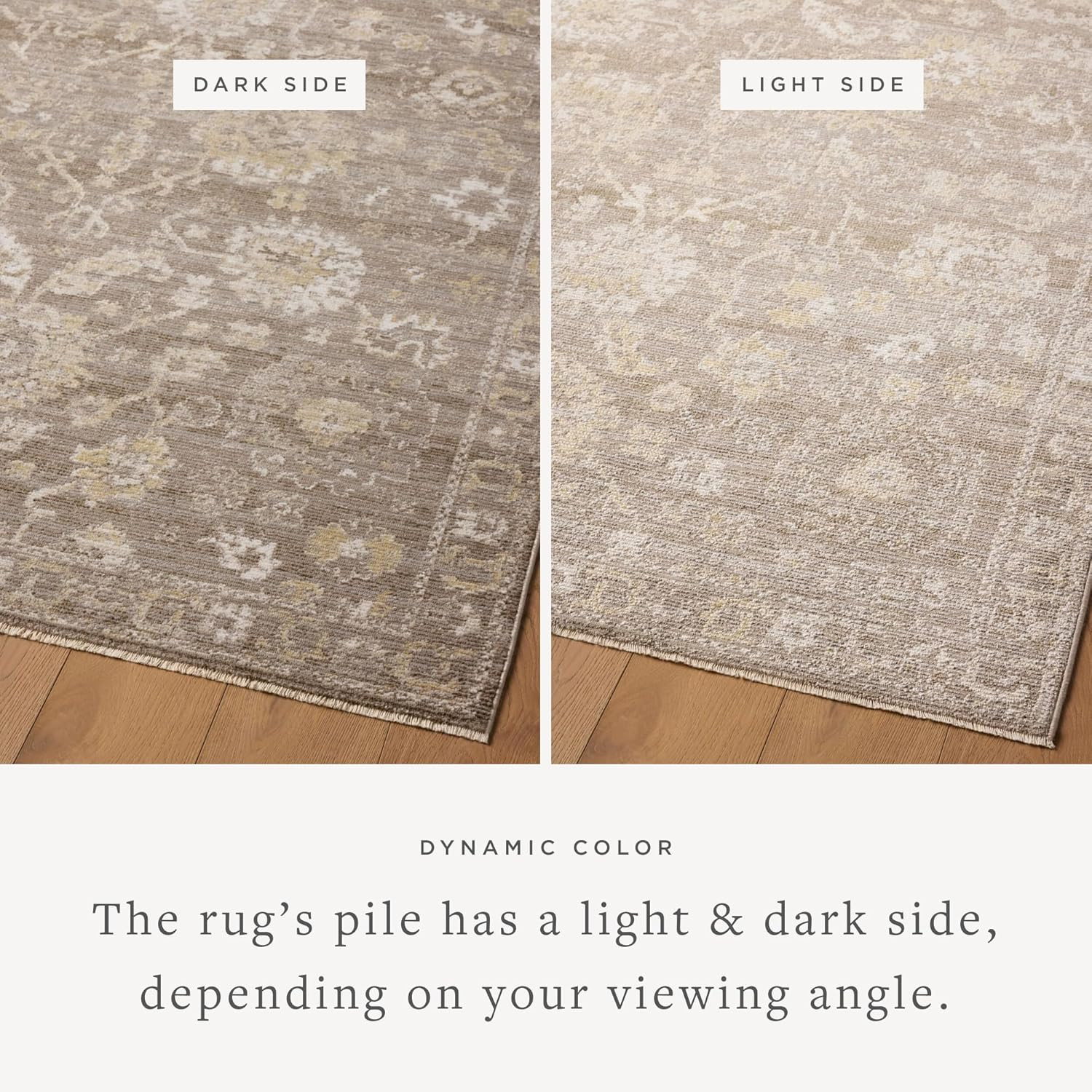 Loloi Magnolia Home Pace Taupe/Wheat 2′-3″ X 3′-10″ Accent Rug | Magnolia Home b