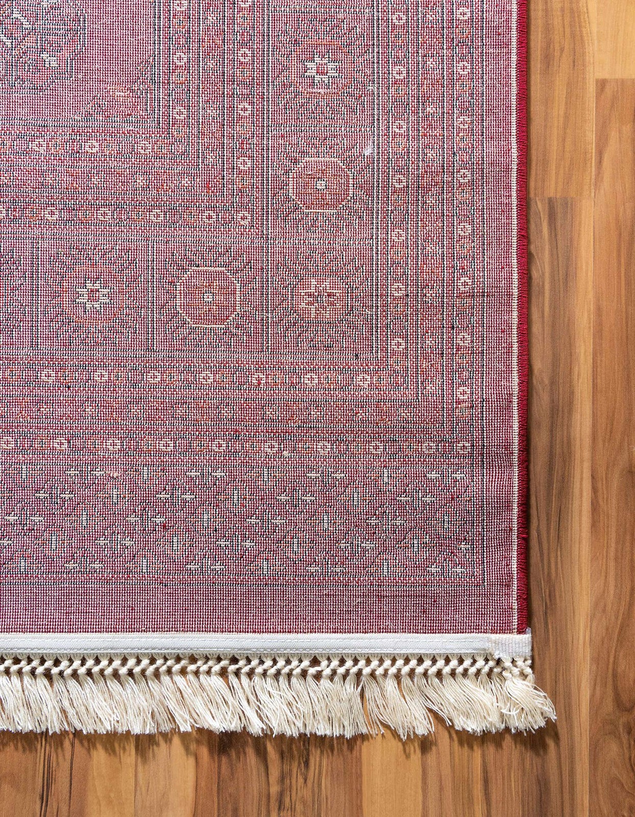 Tekke Collection Over-Dyed Saturated Traditional Torkaman Area Rug (6′ 0 x 9’…
