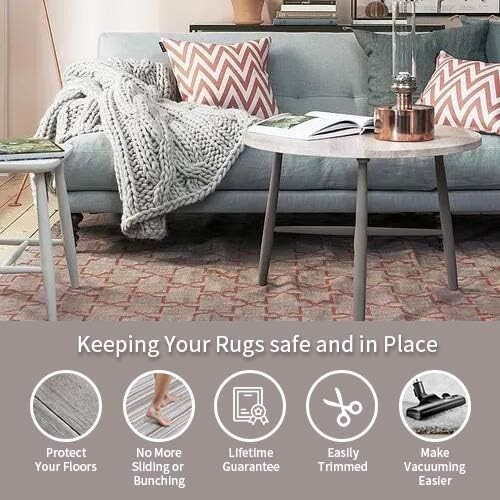 Strong Grip Rug Pad – 9×12 ft Hard Surface Floor Protection