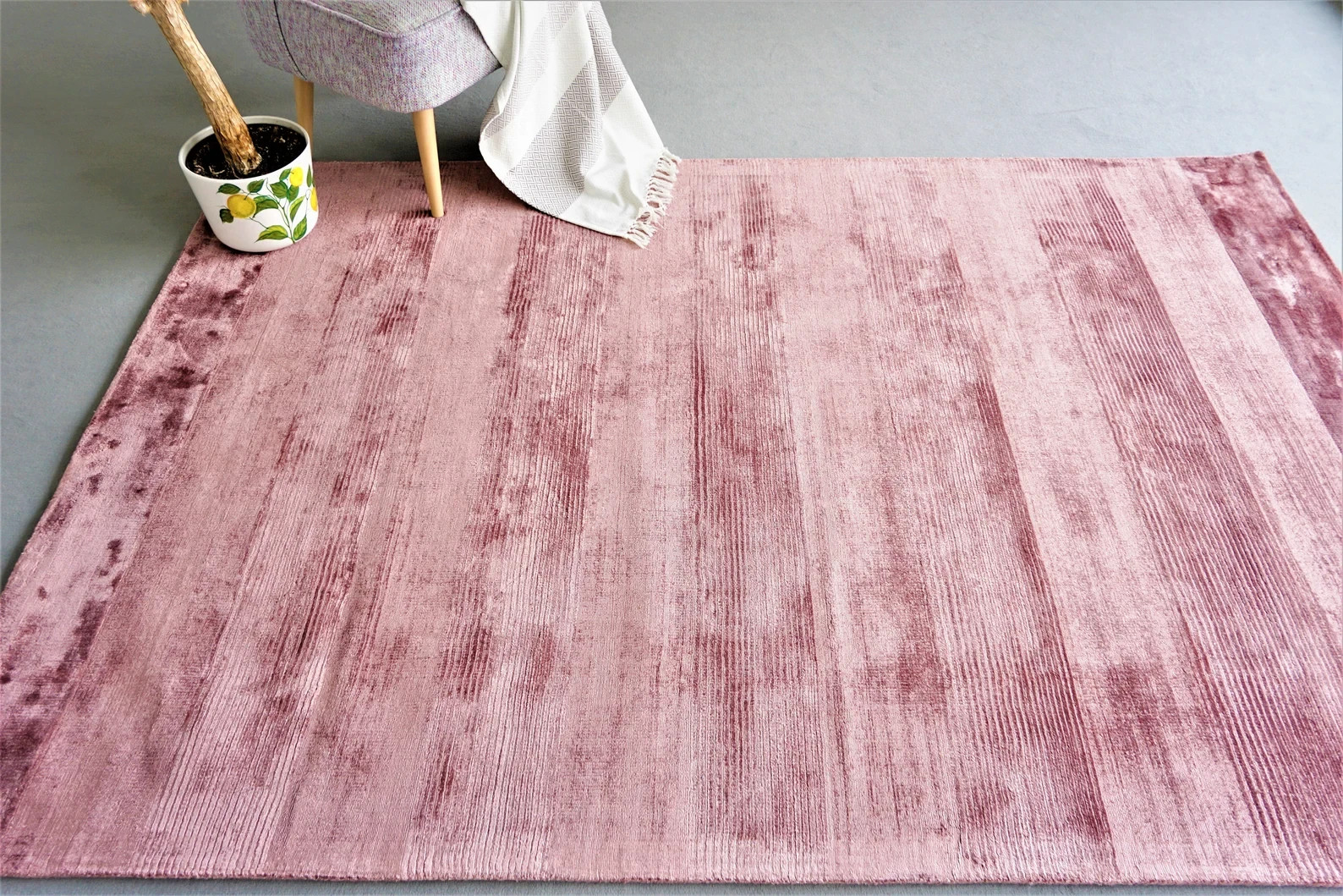 Hand Loom Viscose Rug Color As Photos Handmade Design Area Luxury Carpet Rug