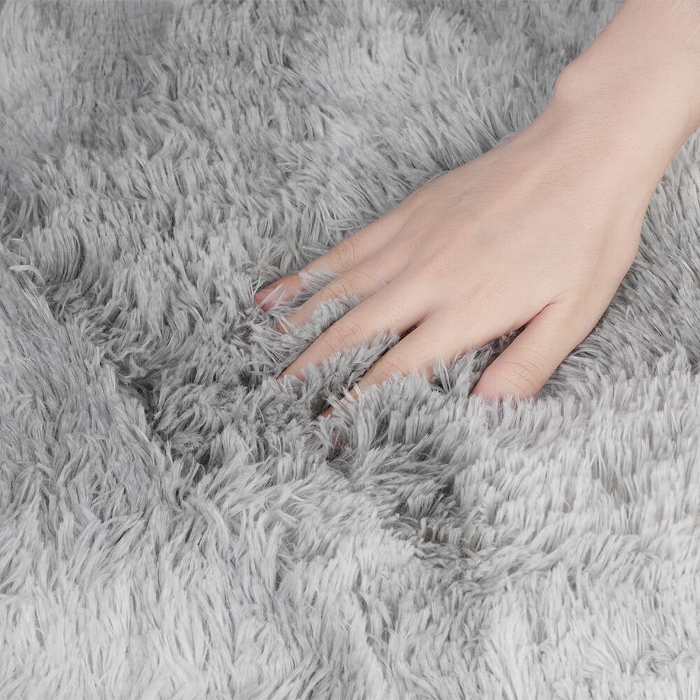 Large Shaggy Area Rugs Fluffy Tie-Dye Soft Floor Carpet Rug Bedroom Living Room