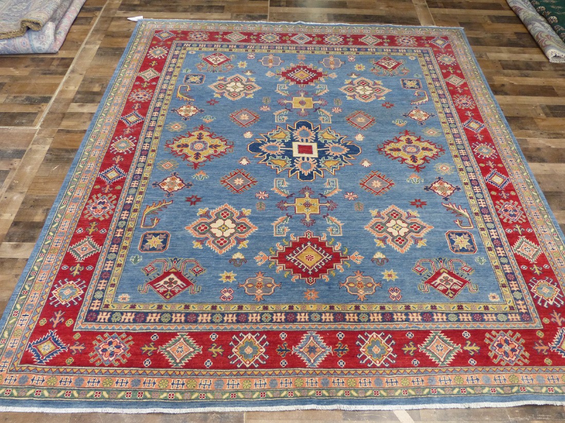8’x10′ New Pakistani Caucasian super Kazak hand knotted wool Oriental area rug