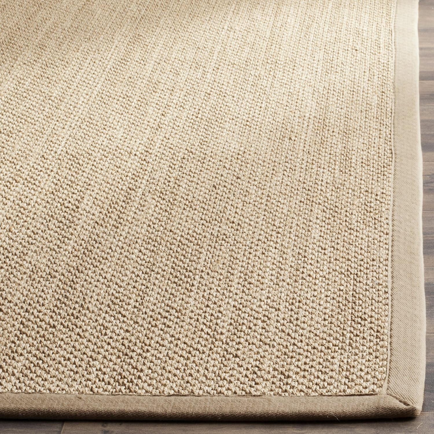 Large 9×12 Natural Fiber Area Rug – Maize & Linen Sisal Woven Design