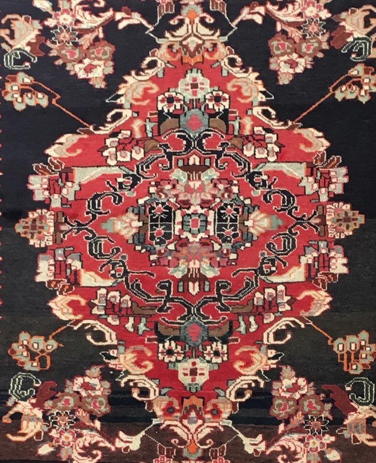 5×10′ Dull Red Traditional Hamaadan Rug 81797