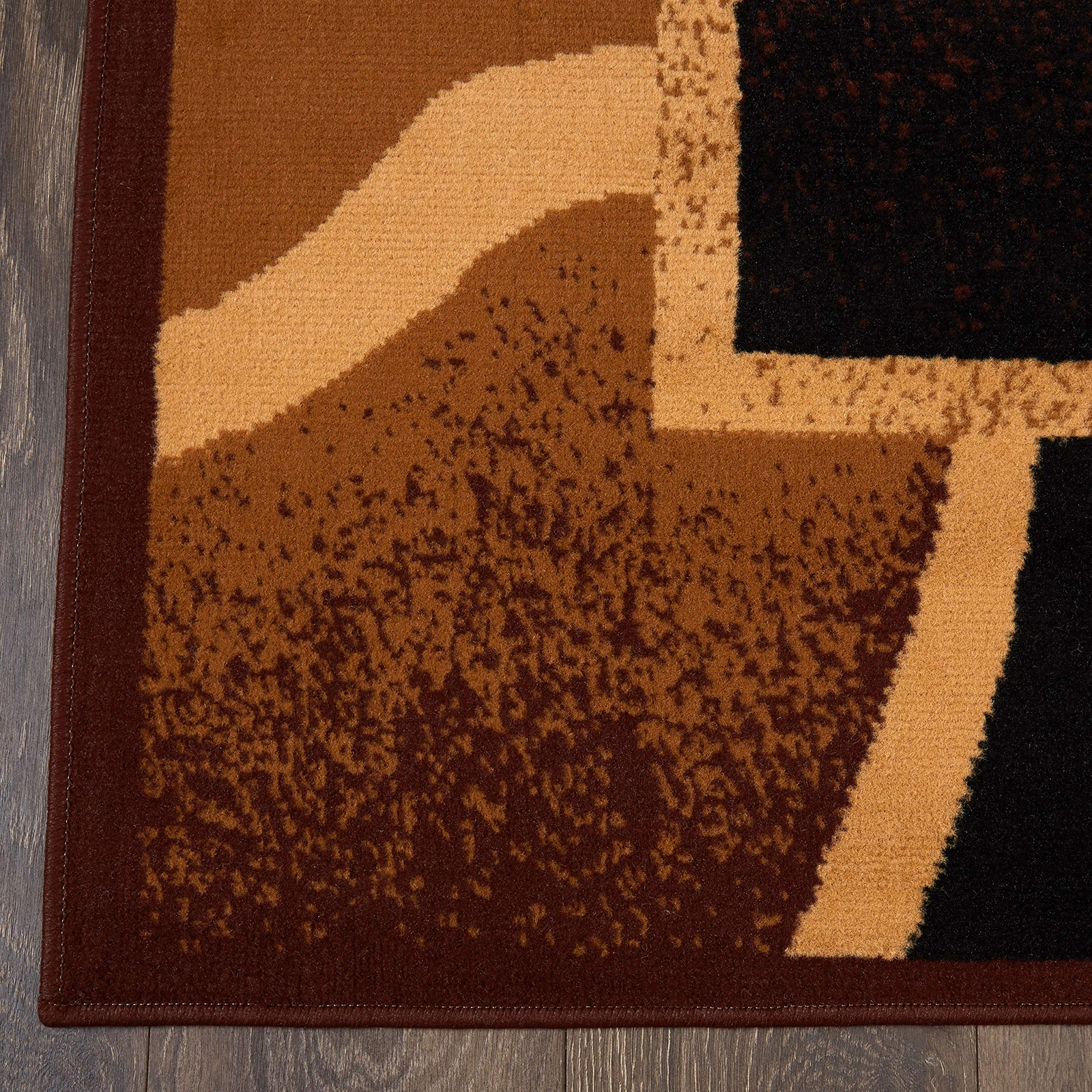 Brown And Beige Runner Rug 2×7 Ft For Hallway Bedroom Entryway Modern Clearance