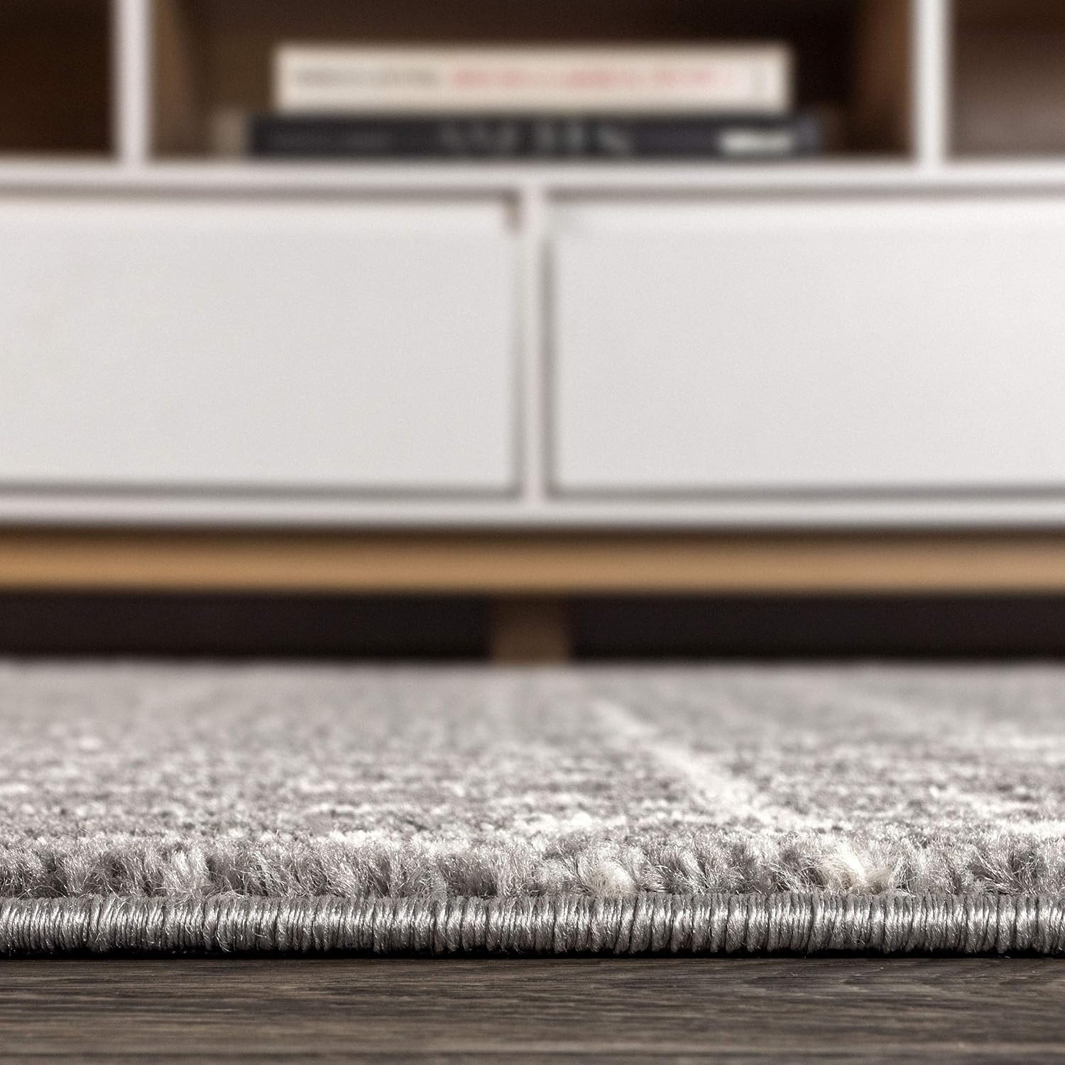 Bohemian Izil Moroccan Beni Souk Gray/Cream 8×10 Area Rug – Pet Friendly