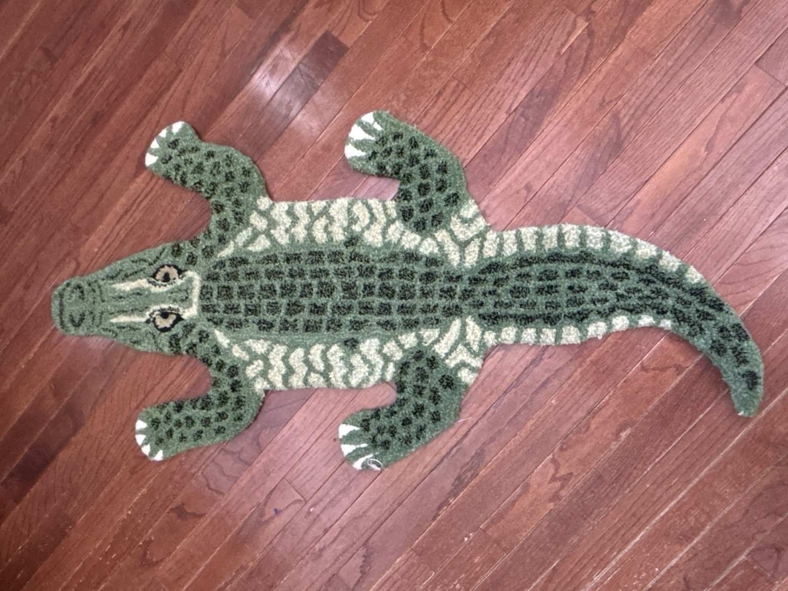 Doing Goods Coolio 100% Wool Rug Crocodile