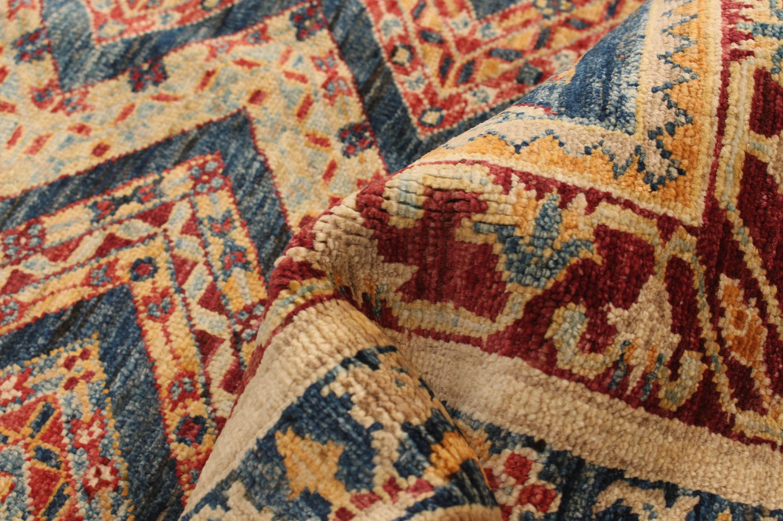 Hand Knotted Area Rug 4’2″ x 6’0″ Traditional Oriental Wool Carpet