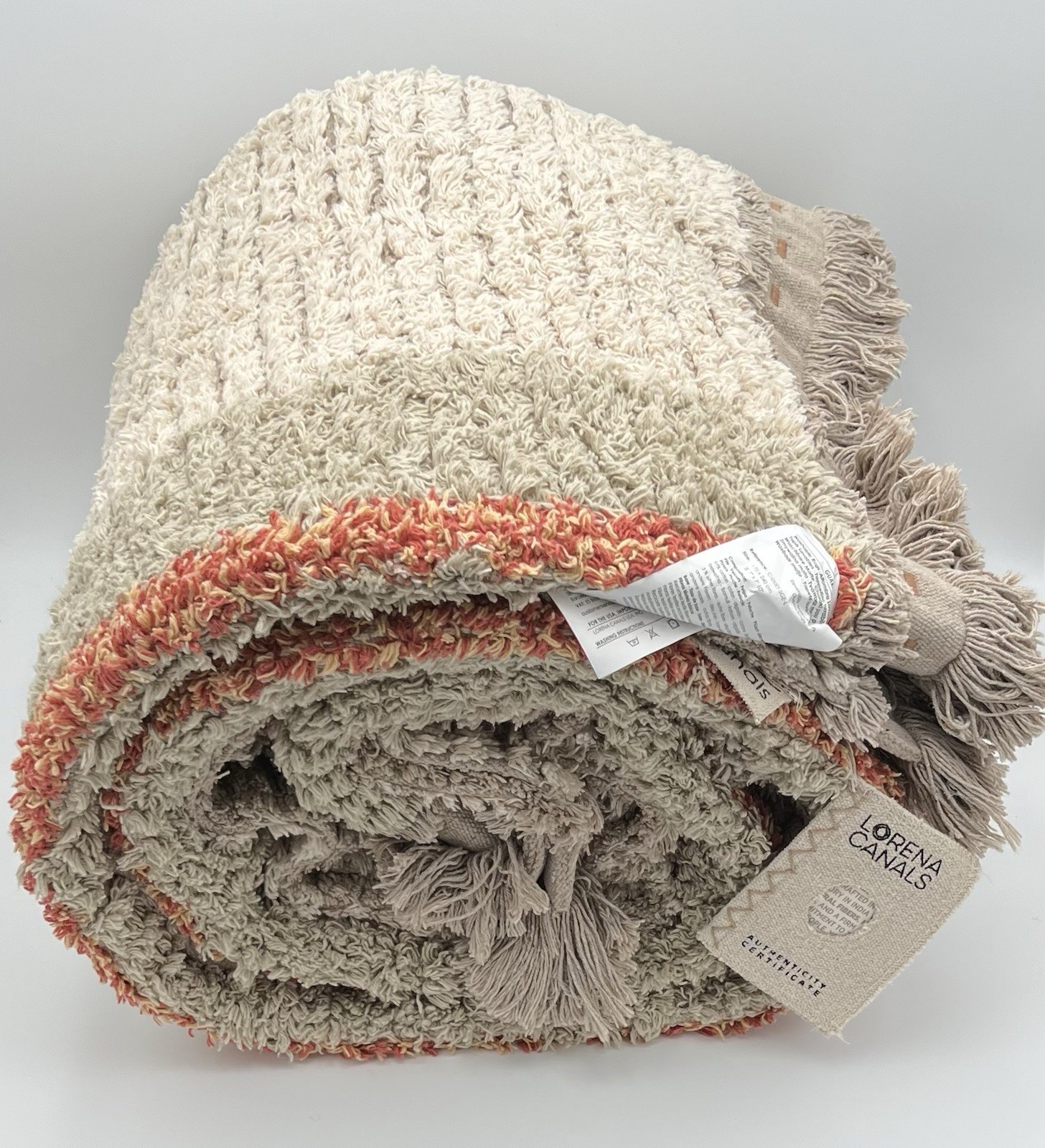 Lorena Canals REVERSIBLE WASHABLE RUG DUETTO SAGE 5’7″x7’10”
