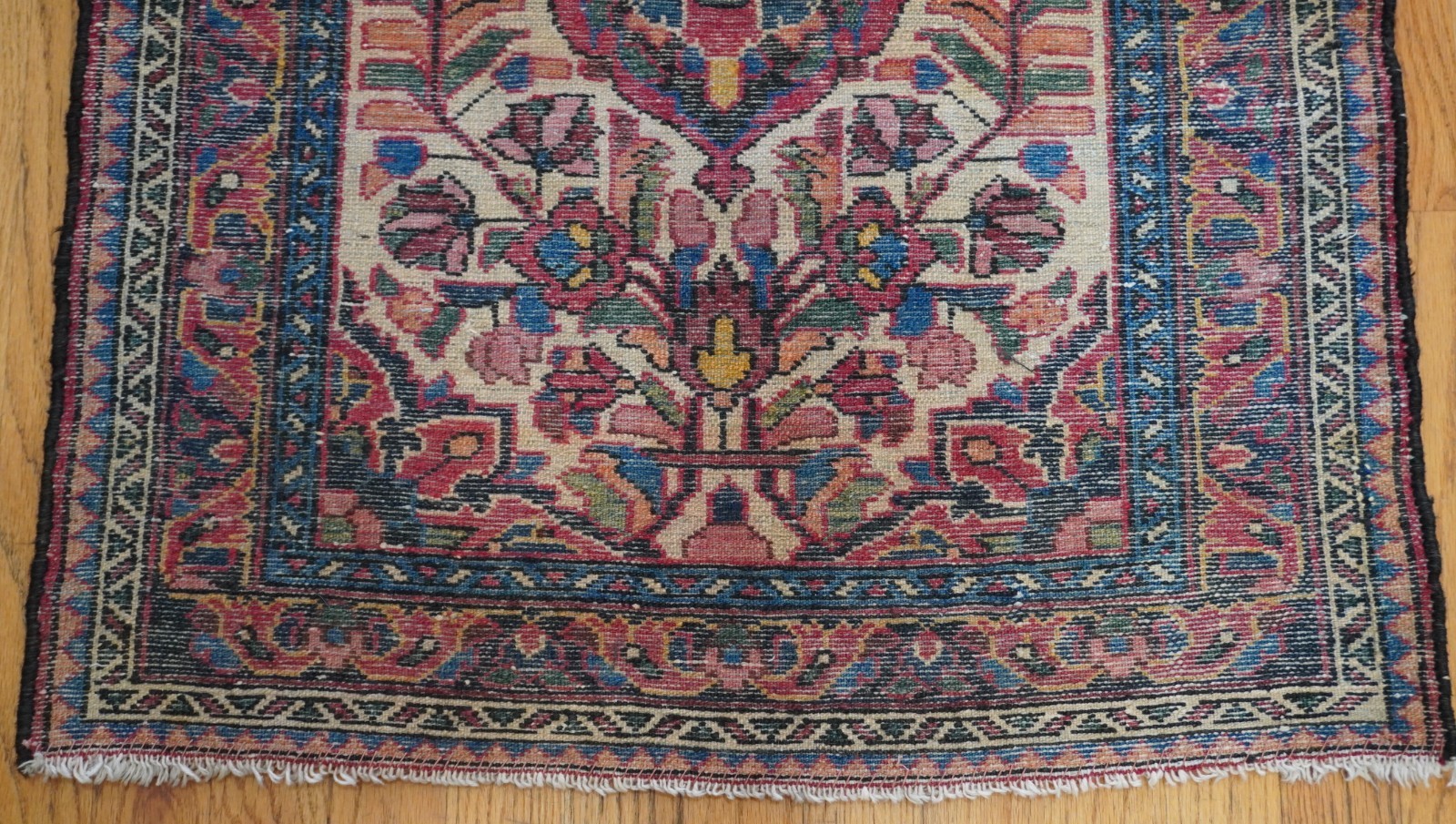 Excellent Antique Lilihann Hand Knotted Wool Oriental Rug 2’3″ x 210″