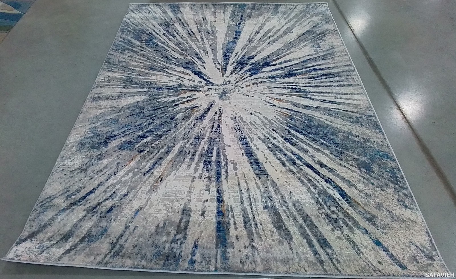 GREY / BLUE 5′-5″ x 7′-7″ Flaw in Rug, Reduced Price 1172789666 ALA449F-5