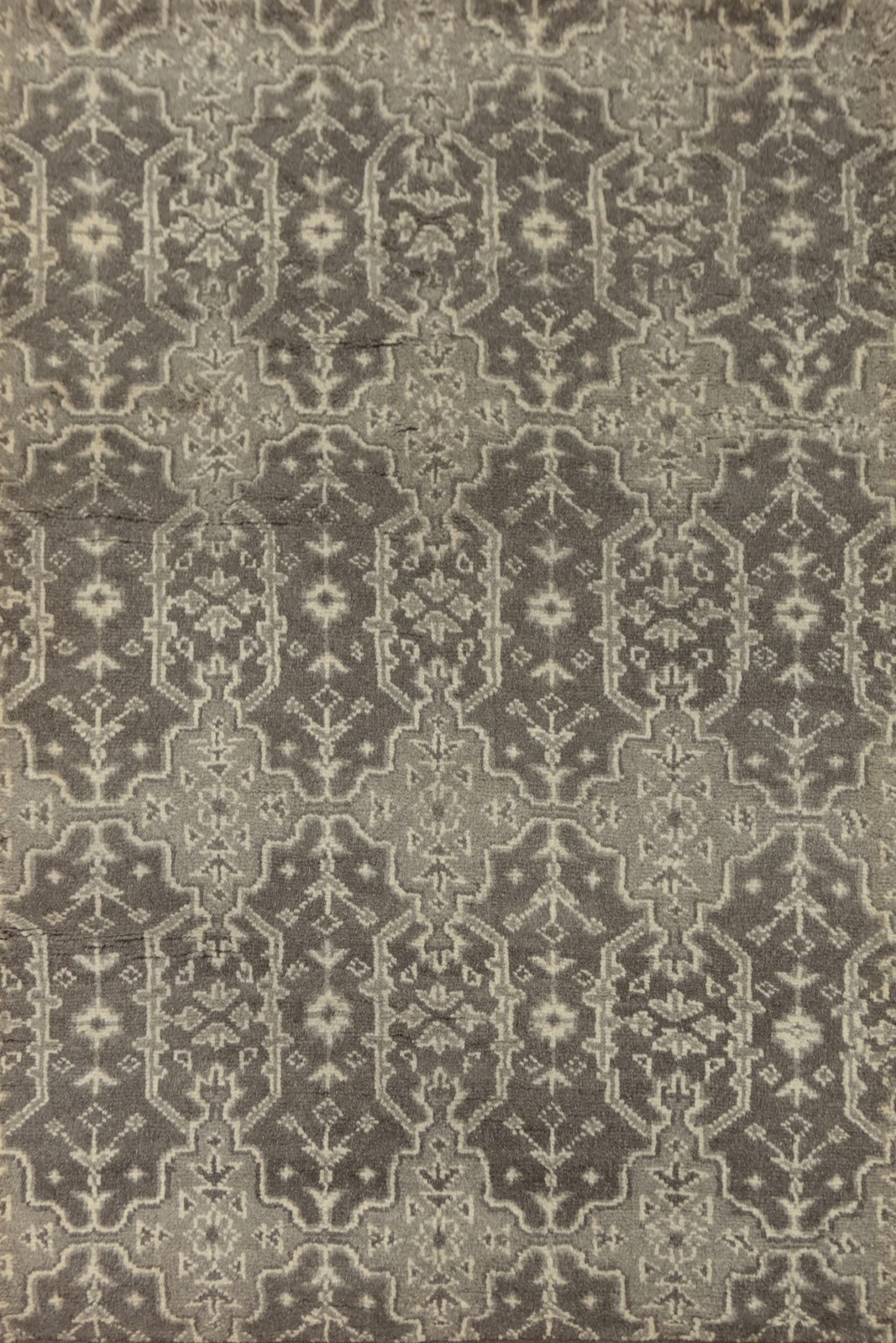 Contemporary All-Over Geometric Moroccan Rug Modern Hand-made Wool Carpet 5×8