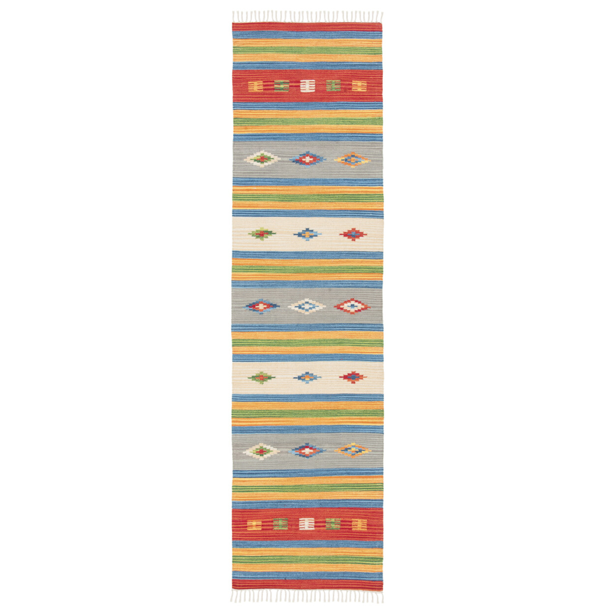 SAFAVIEH Montauk MTK555M Handwoven Blue / Red Rug