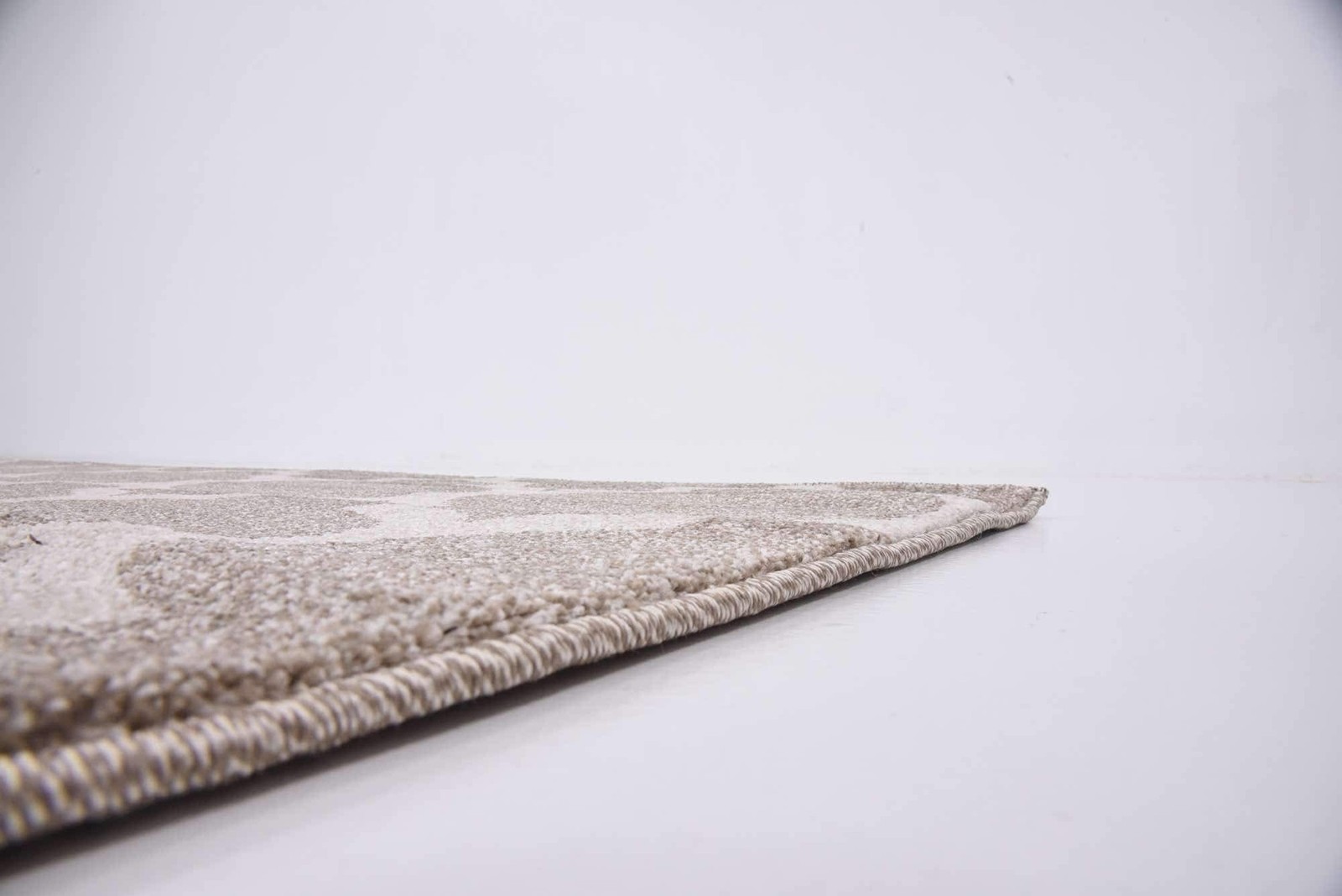 Unique Loom Trellis Collection Area Rug – Philadelphia (6′ 1″ Square Light Br…
