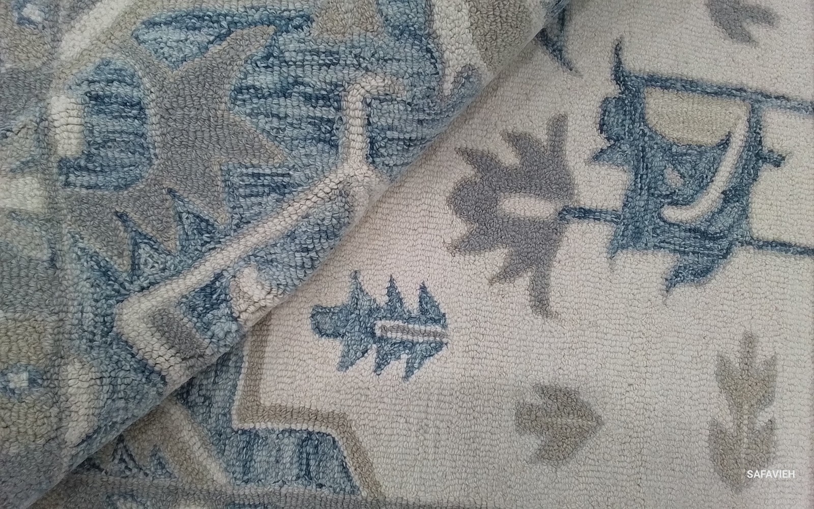 IVORY / NAVY 10′-0″ x 14′-0″ Hole in Rug, Reduced Price 1172793409 MLP503L-10