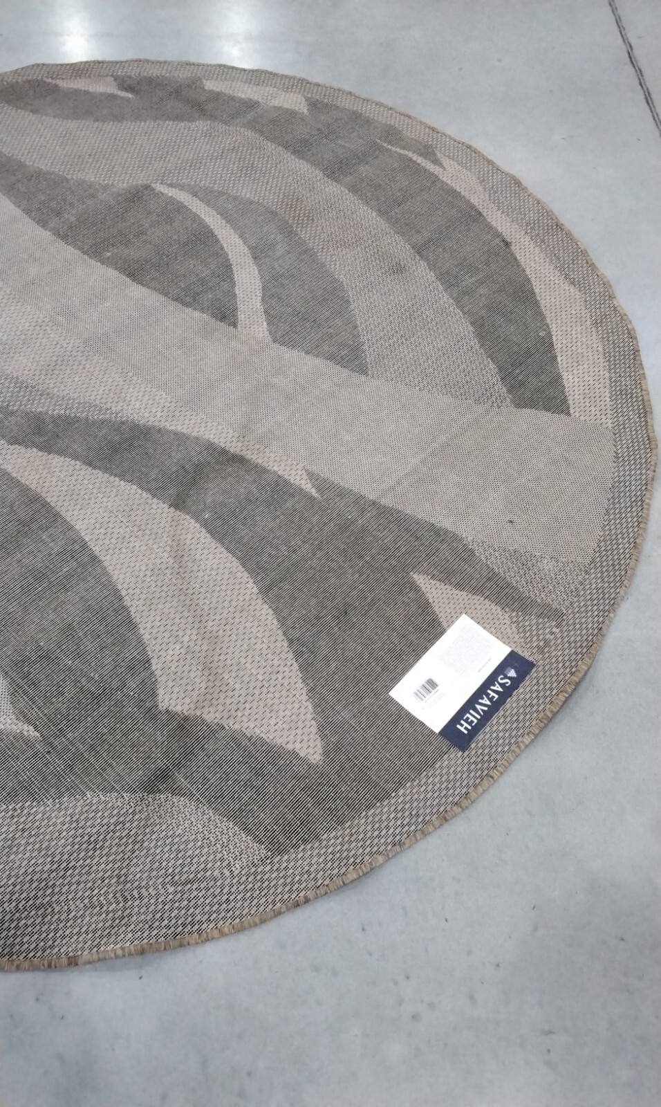 CHOCO / AQUA 6′-7″ X 6′-7″ Damaged Rug Reduced Price 1172720493 VER055-0723-7R