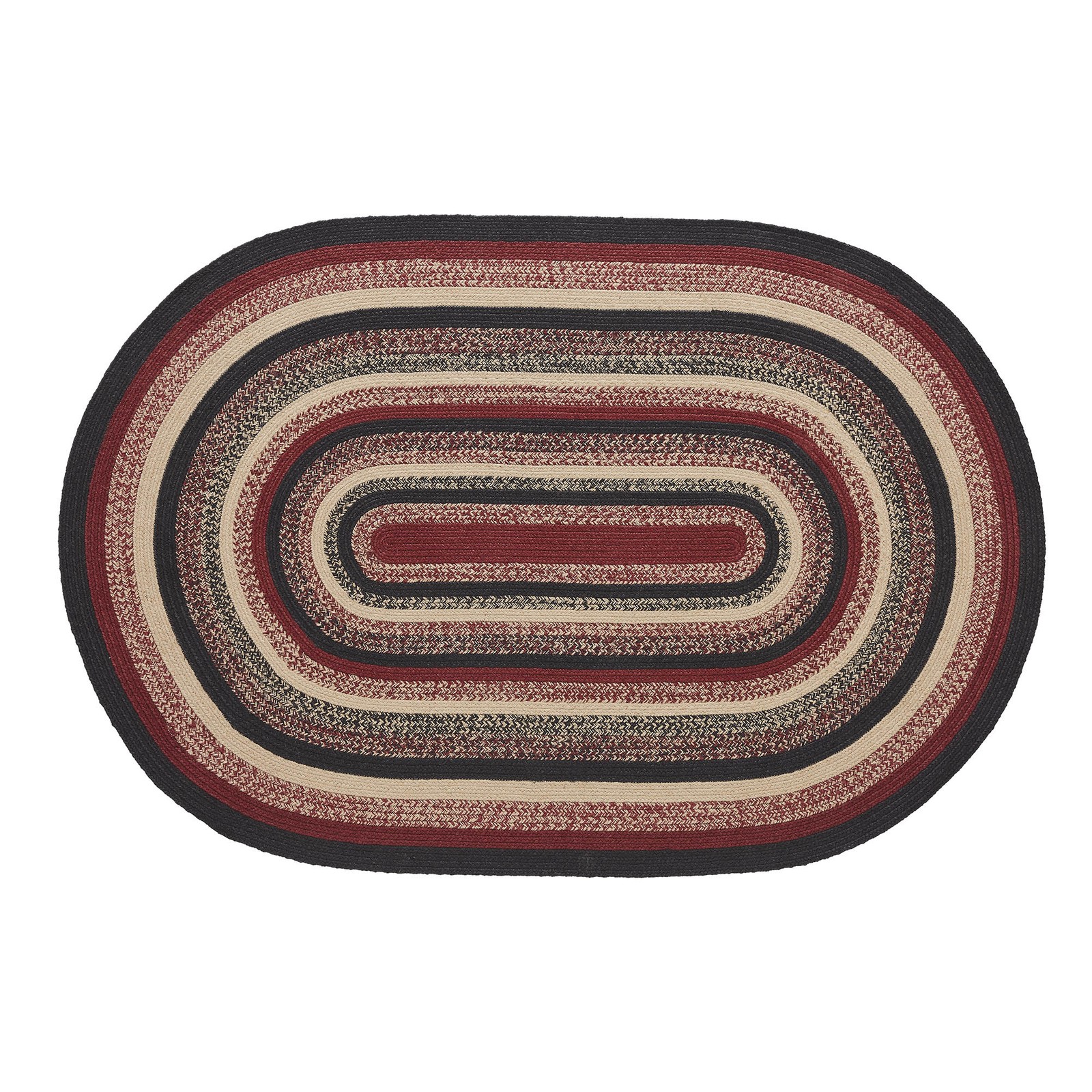 Connell Jute Rug Oval w/ Pad 48×72 VHC Brands