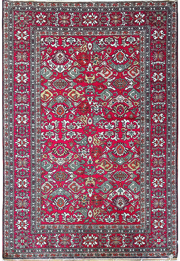 5′ x 7′ Shrivan Wool handmade Azarbayjan rug #F-6083
