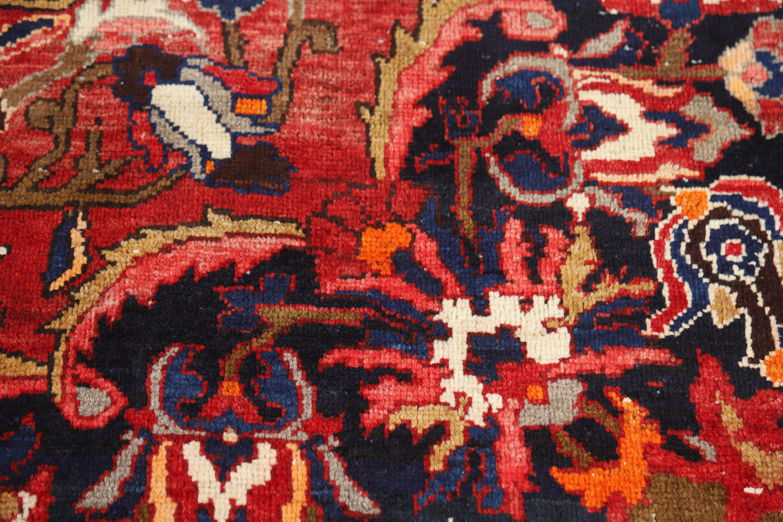 Traditional Floral Wool Hand-knotted Bakhtiari Area Rug Living Room Carpet 7×11