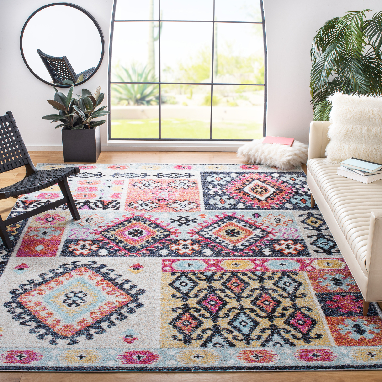 Safavieh Adirondack AQUA / FUCHSIA 8′ X 10′ Area Rug – ADR224J-8