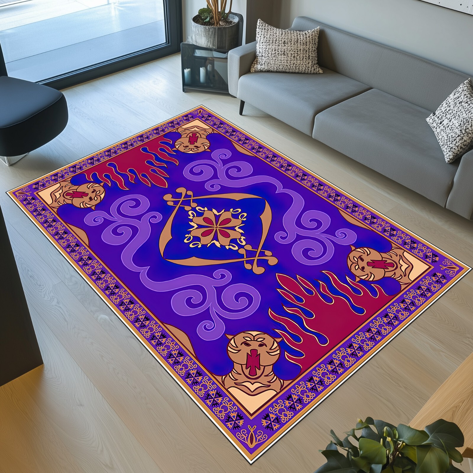 Aladdin’s Flying Rug, Aladdin’s Rug,Aladdin Rug,Modern Rugs,Gift Rug,Office Rug
