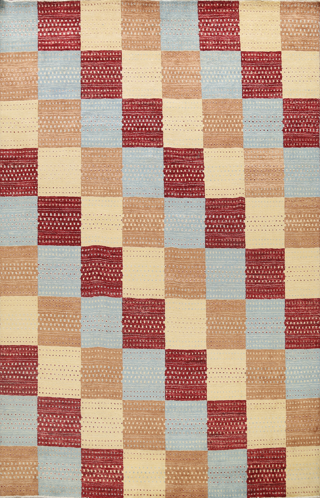 Contemporary Gabbeh Kashkoli Wool Rug Perfect for Any Space 10′ 1″ x 8′ 0″
