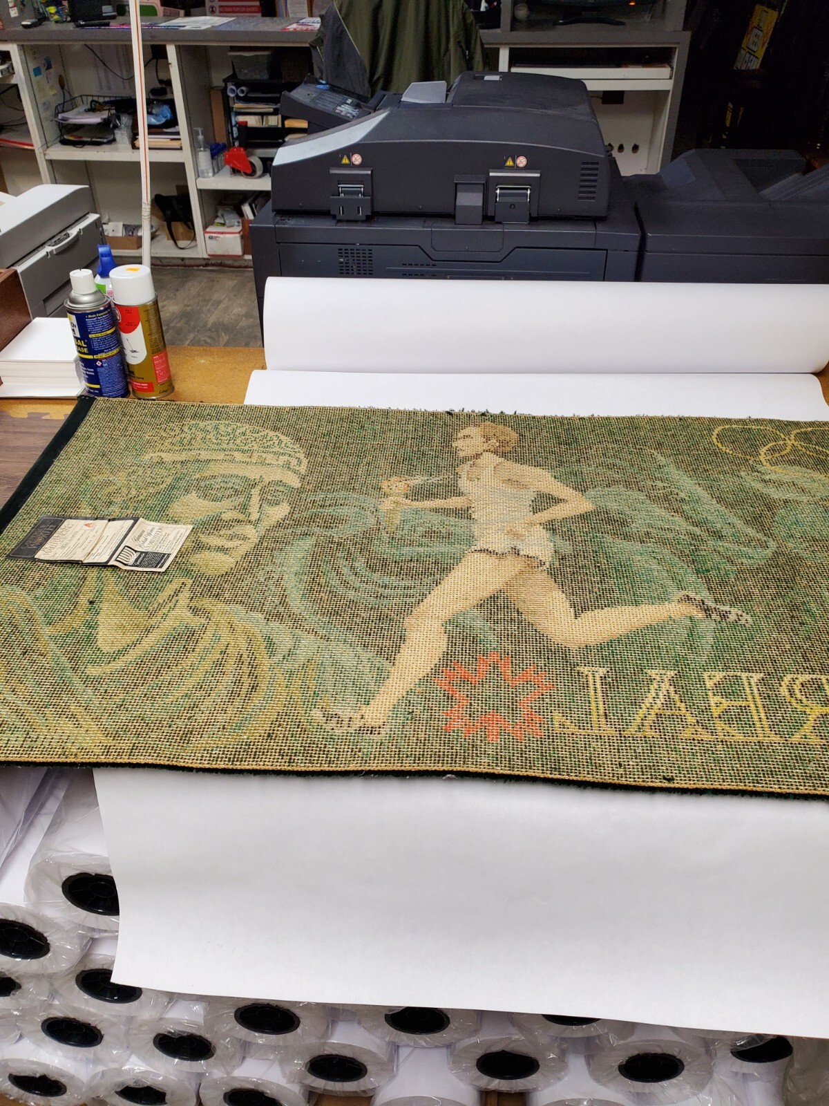 Antigua wall hanging picture rug