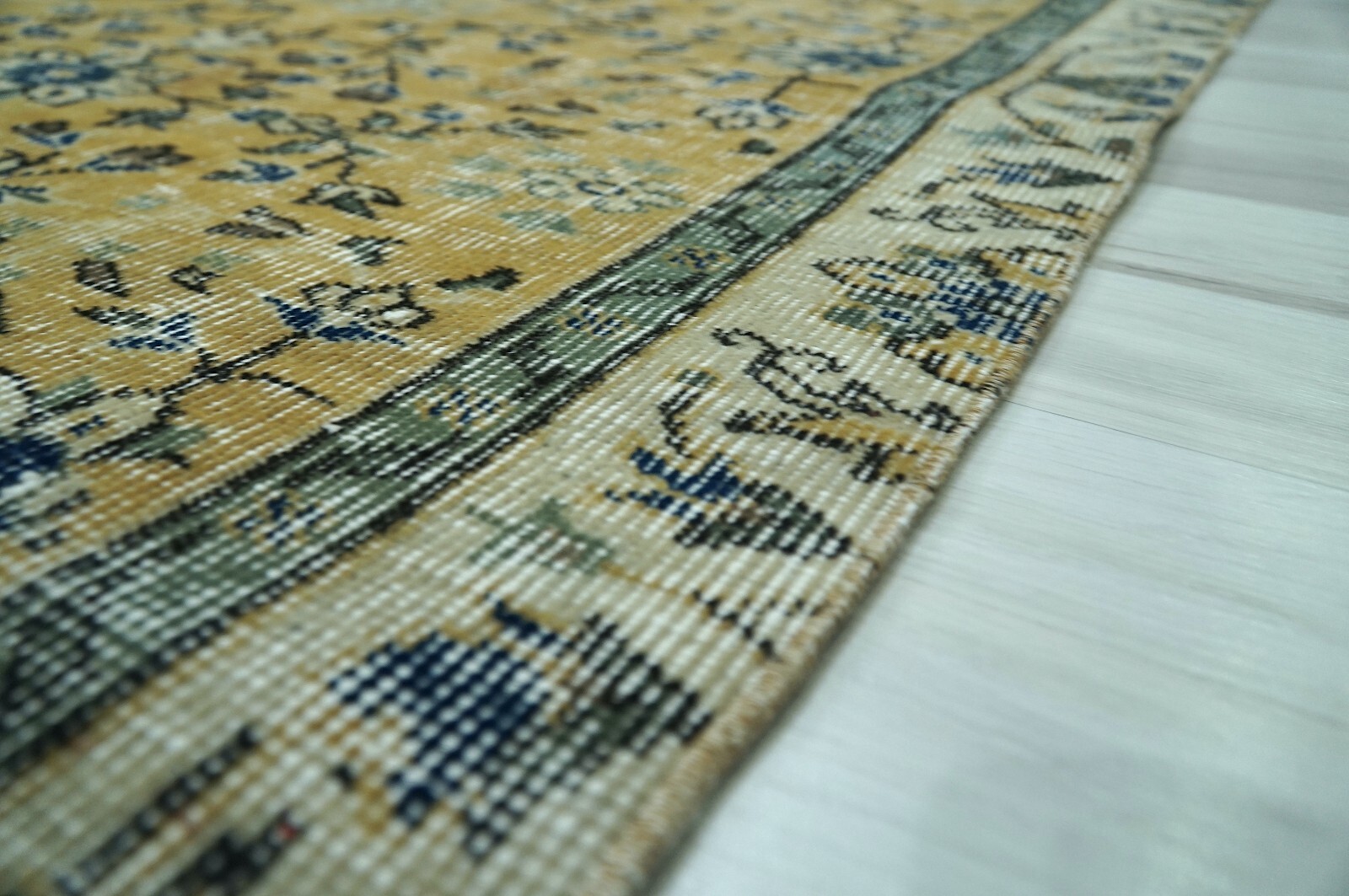 VINTAGE TURKISH RUG, Boho Decor Rug, Farmhouse Rug, Carpet, 5.38×8.96 ft. H-1754