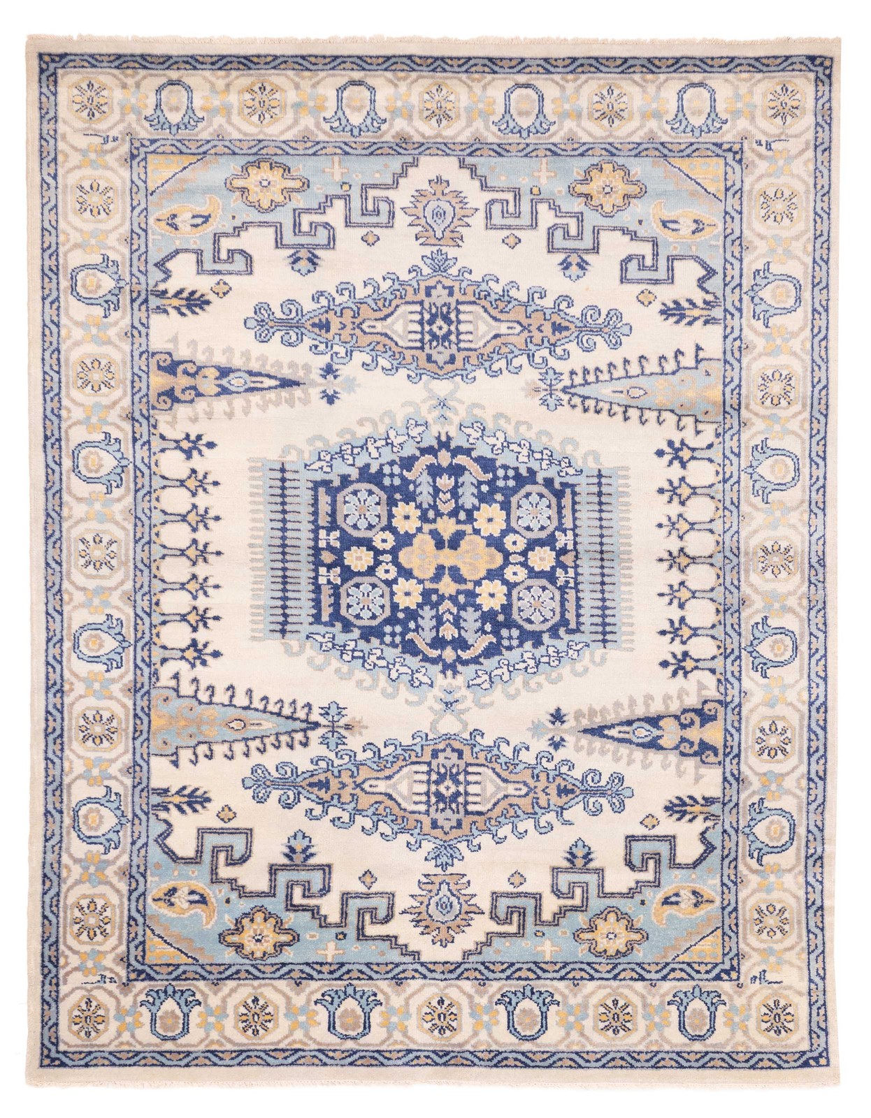 Traditional Hand Knotted Oriental Area Rug 7’10” x 10’1″ Wool Carpet