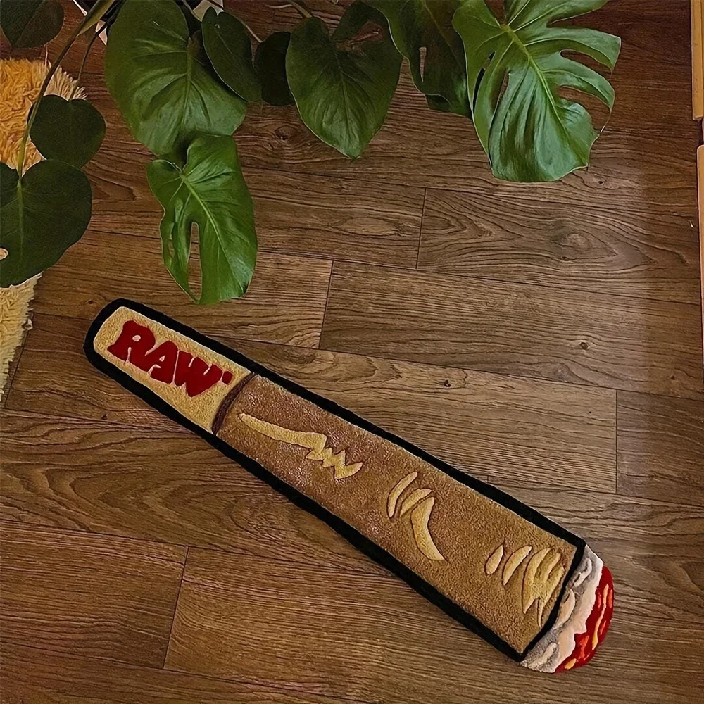 Comfortable Living Room Carpet Cigar Smoking Mat Bedroom Floor Rug 20x60cm