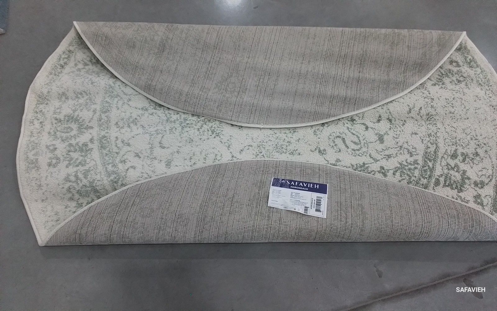 IVORY / SAGE 6′-0″ x 6′-0″ Flaw in Rug, Reduced Price 1172785798 ADR109V-6R