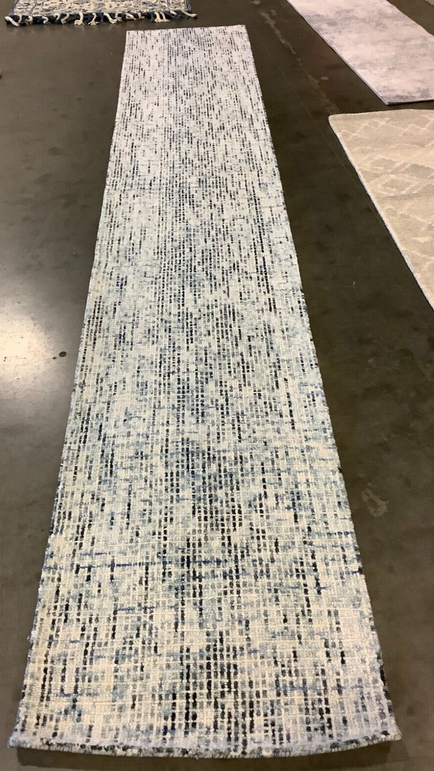 BLUE / CHARCOAL 2′-3″ X 14′ Flaw in Rug, Reduced Price 1172663881 ABT468B-214
