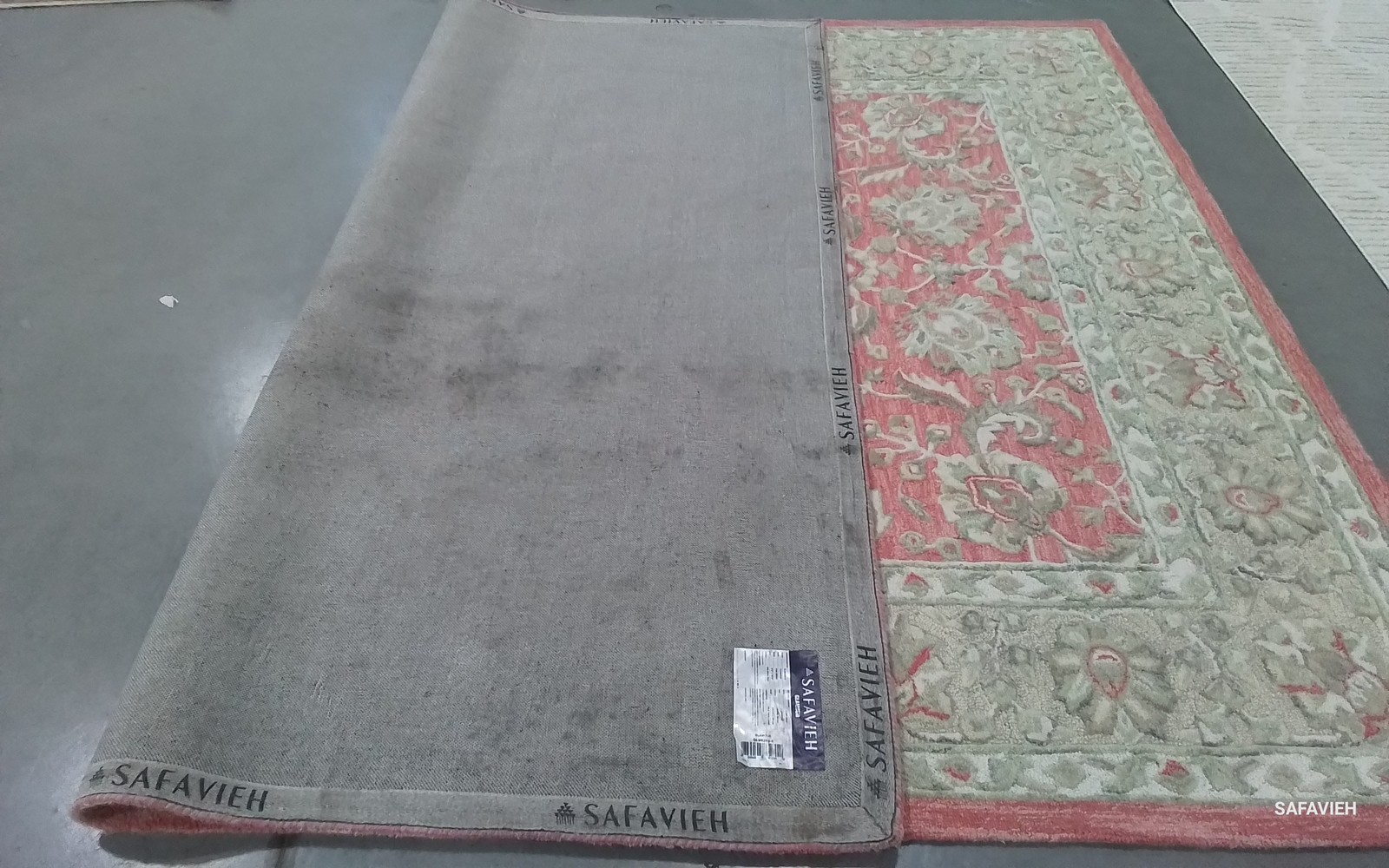 PINK / BEIGE 8′-0″ x 10′-0″ Back Stain Rug, Reduced Price 1172802476 GLM628U-8
